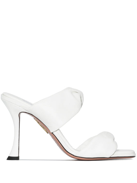 Twist 95mm leather sandals