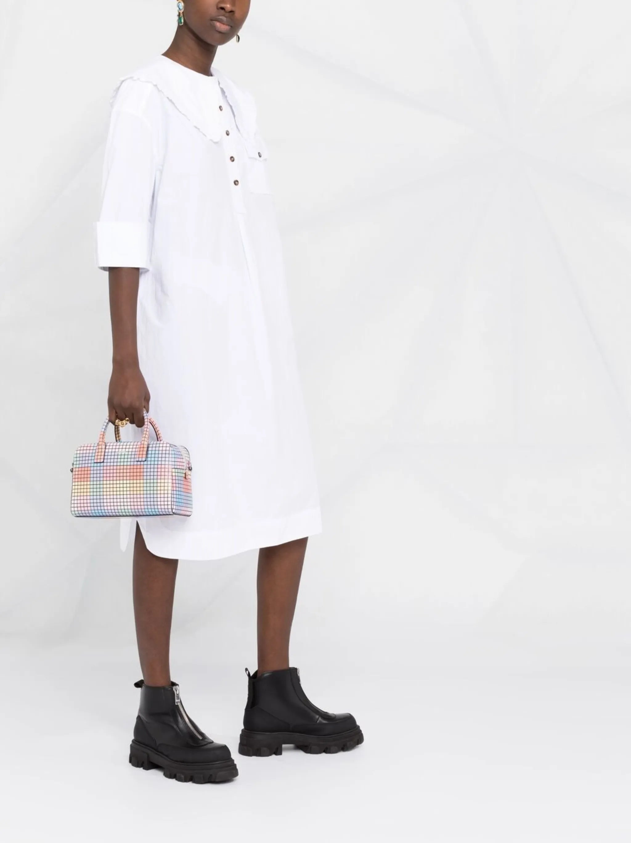 oversized poplin shirtdress
