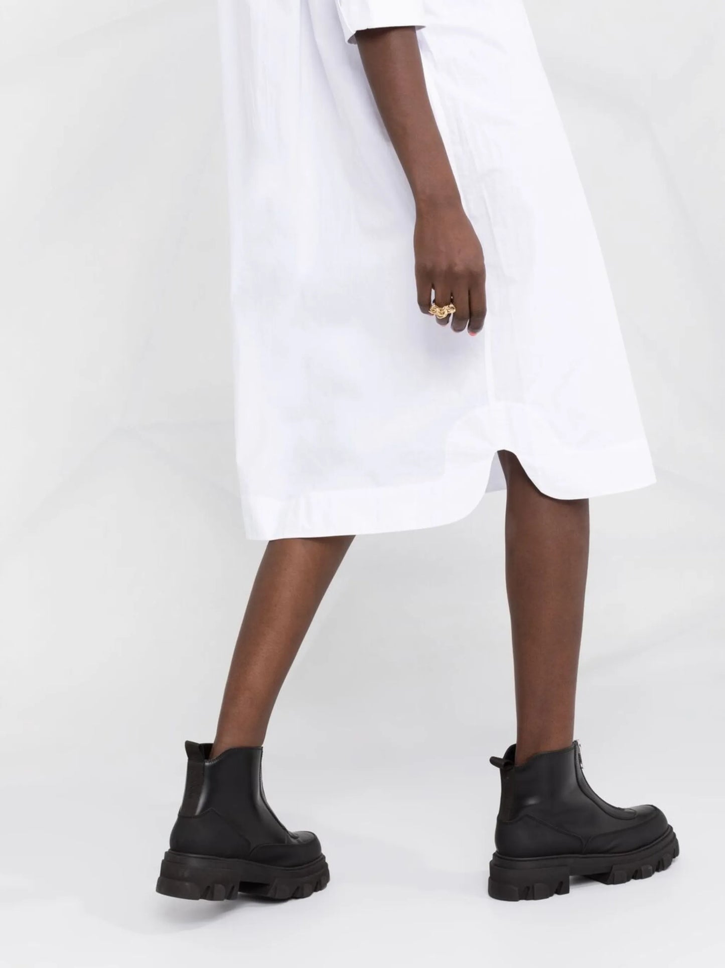 oversized poplin shirtdress
