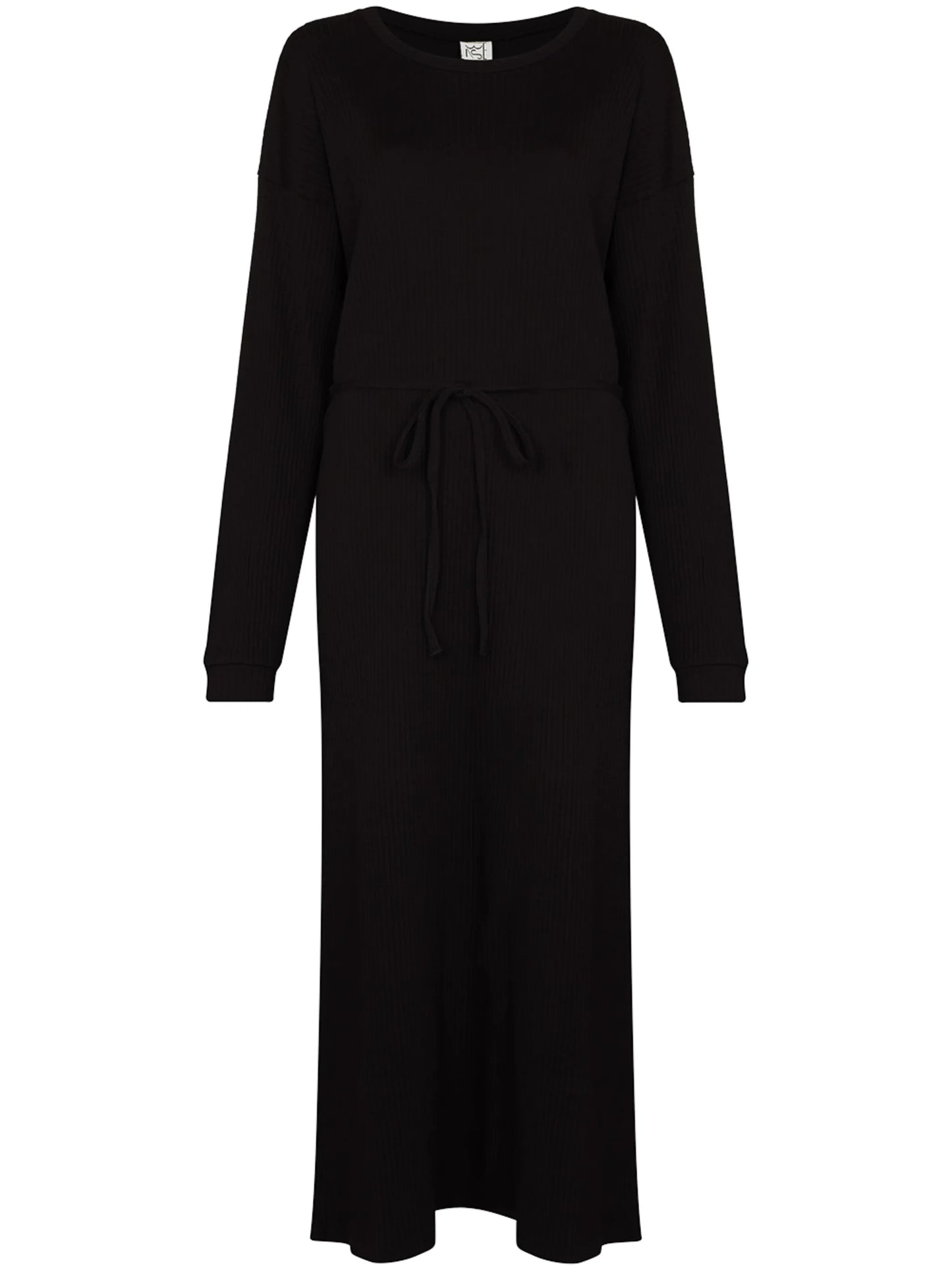 Shaw long sleeve robe dress