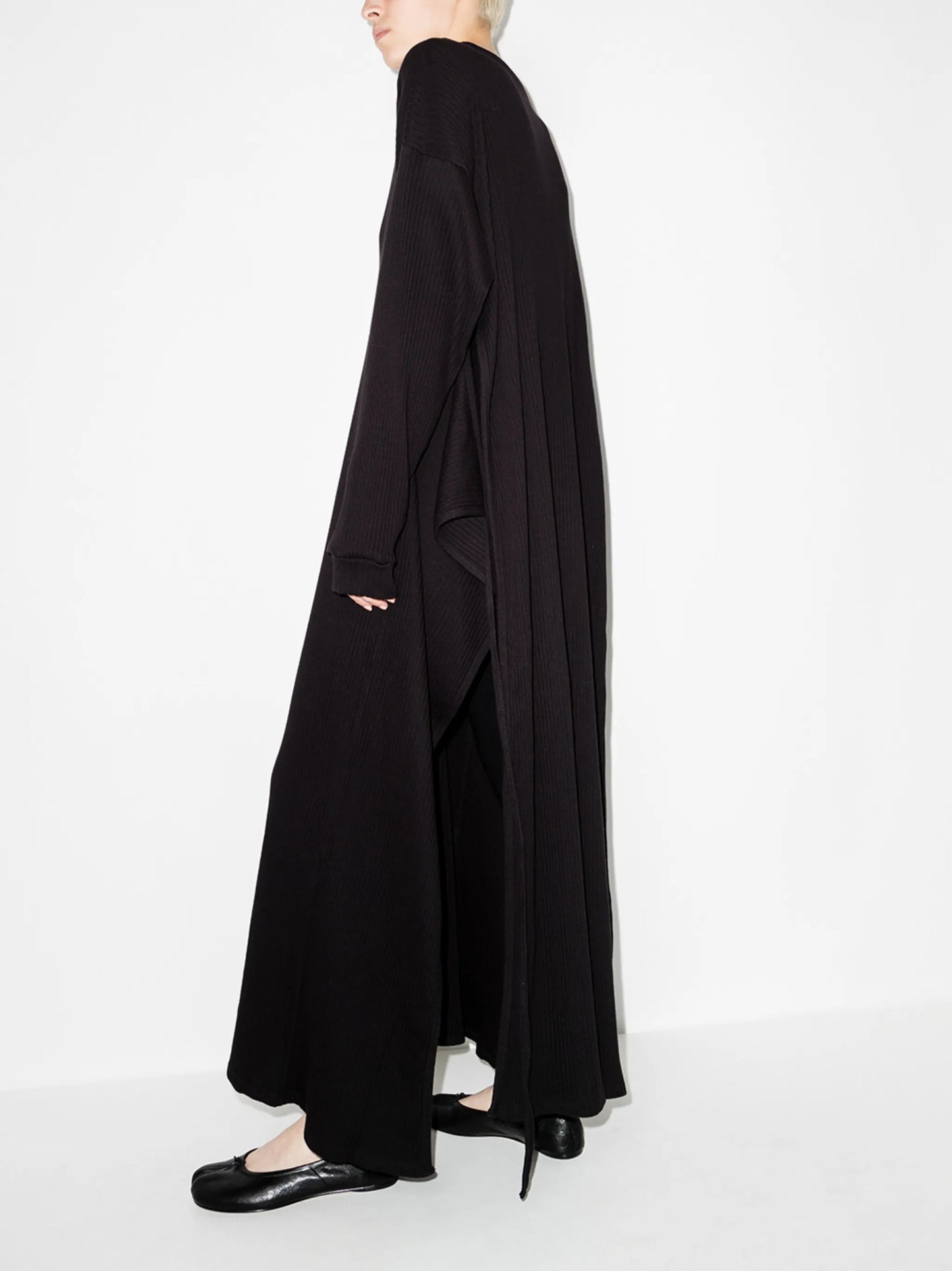 Shaw long sleeve robe dress