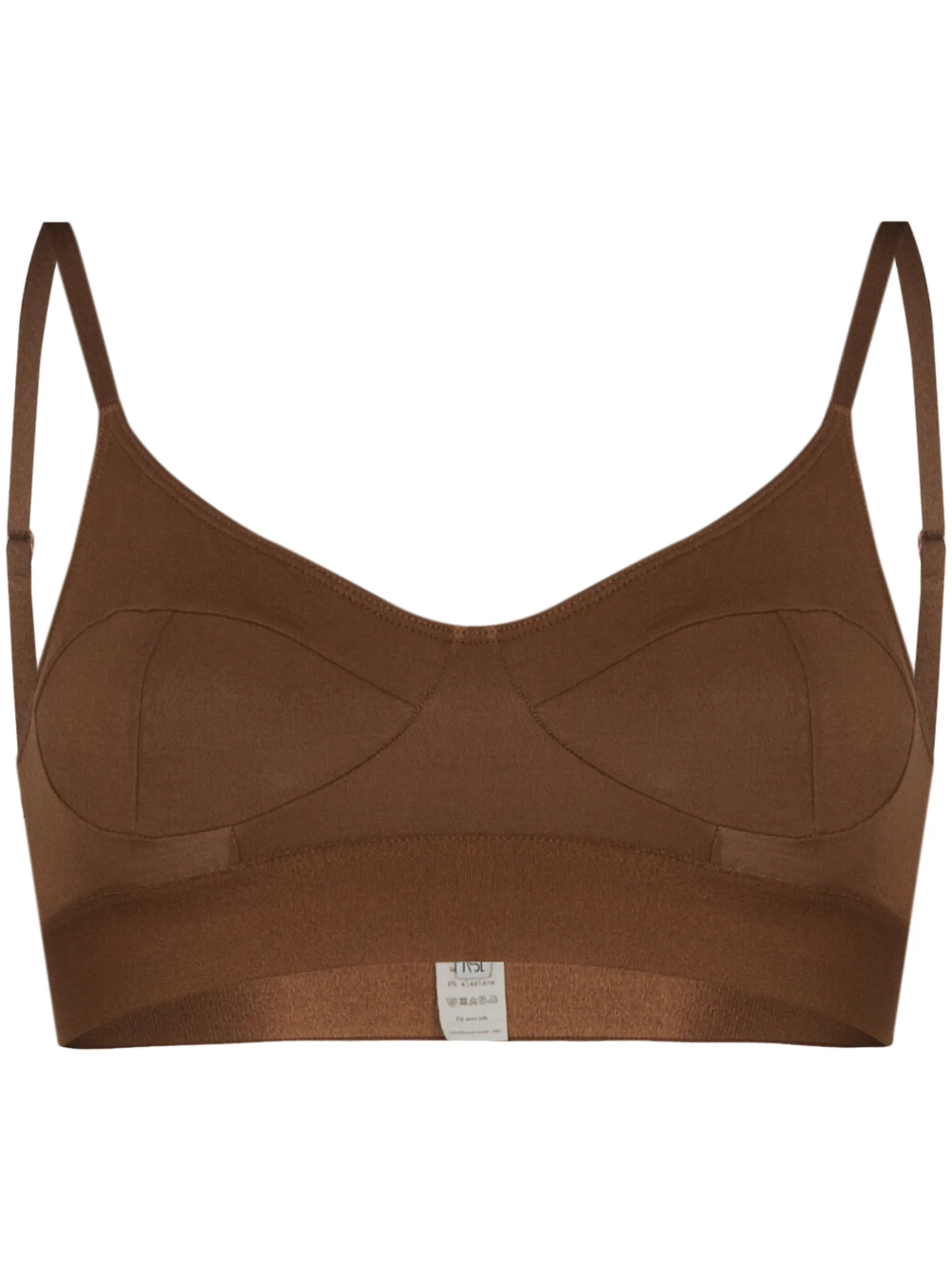 Soft scoop neck bra