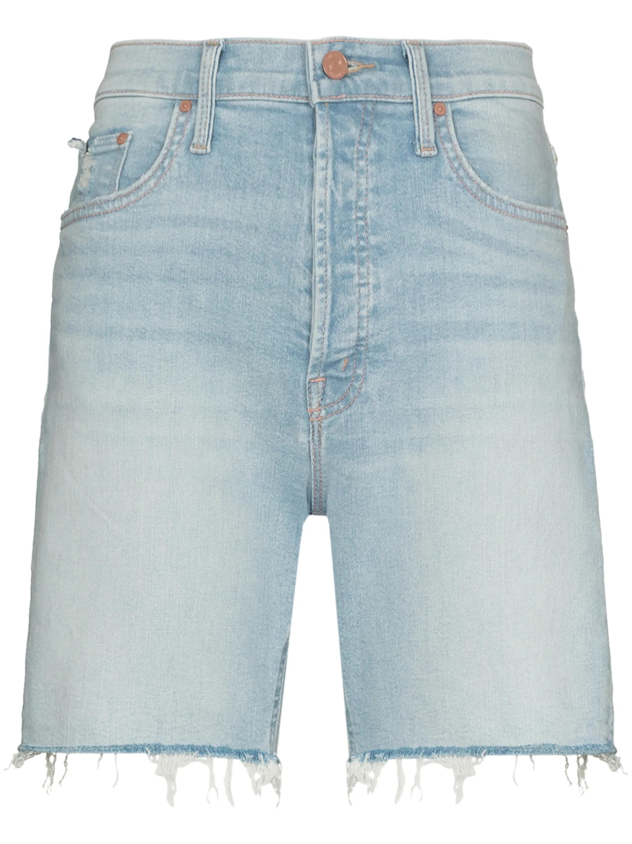 The Tripper frayed-edge denim shorts