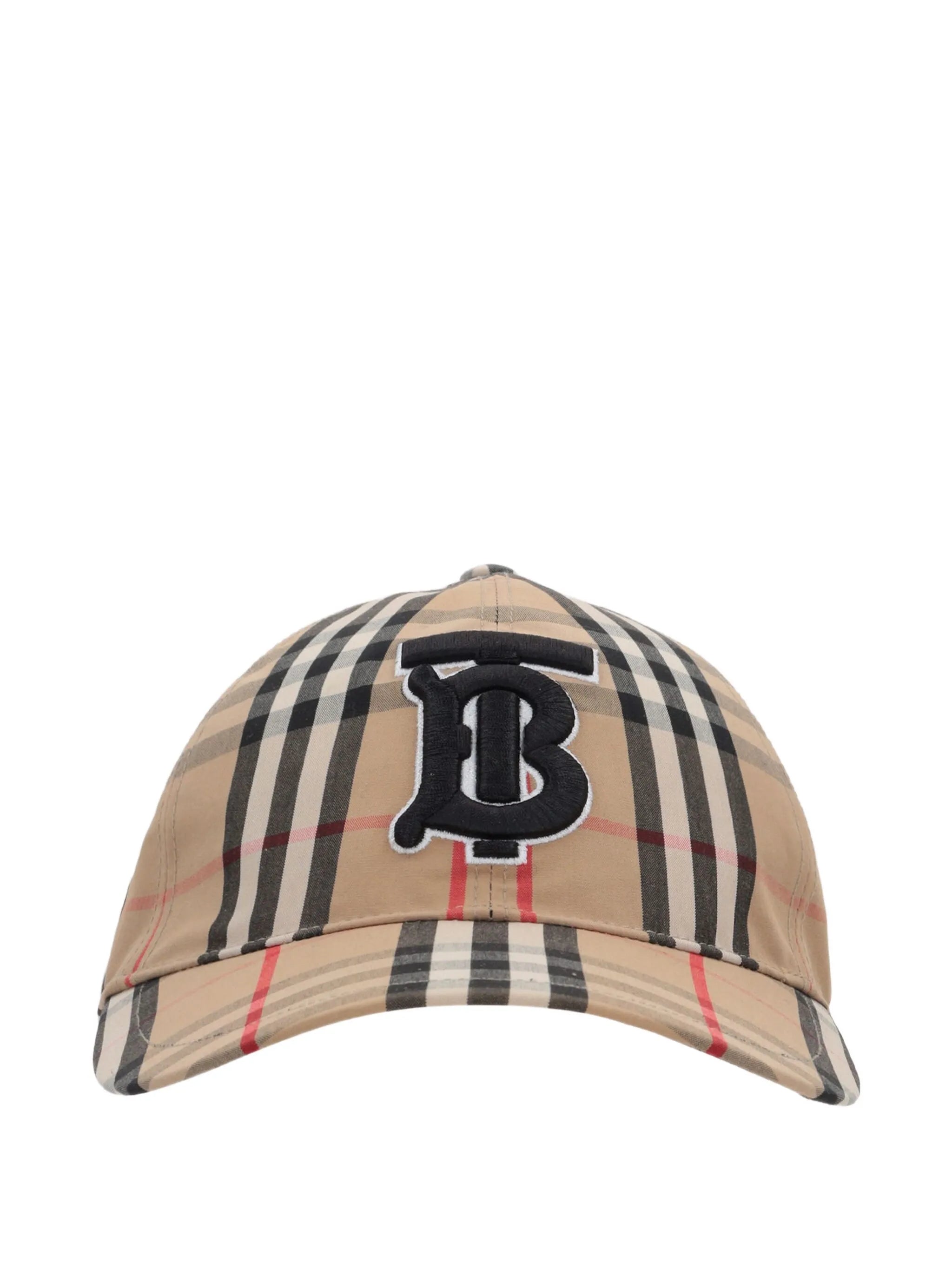 TB monogram Vintage Check cap