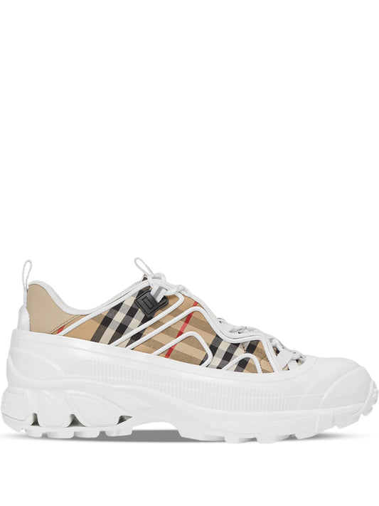 Arthur check-print sneakers