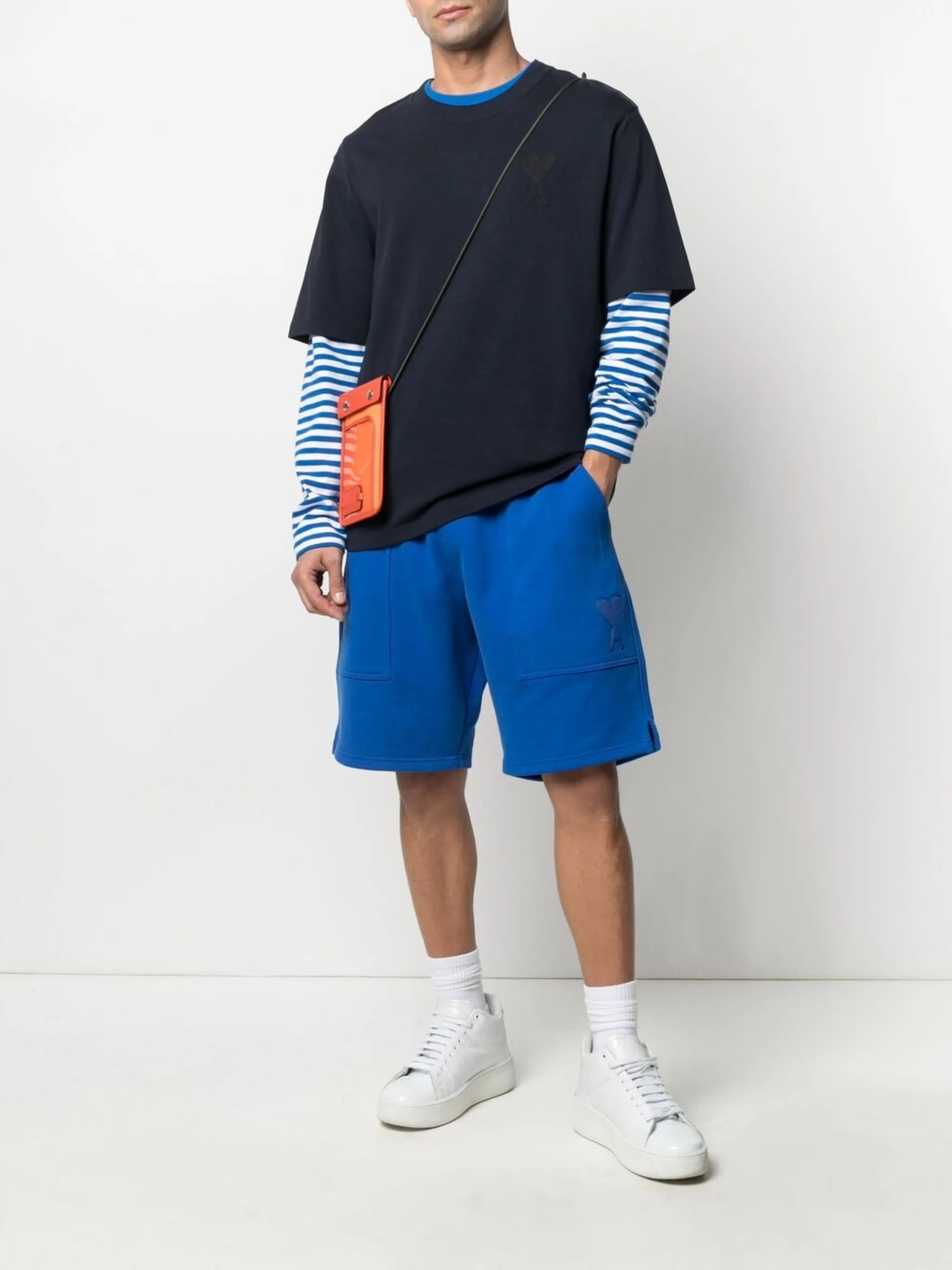 embroidered-logo short-sleeve T-shirt