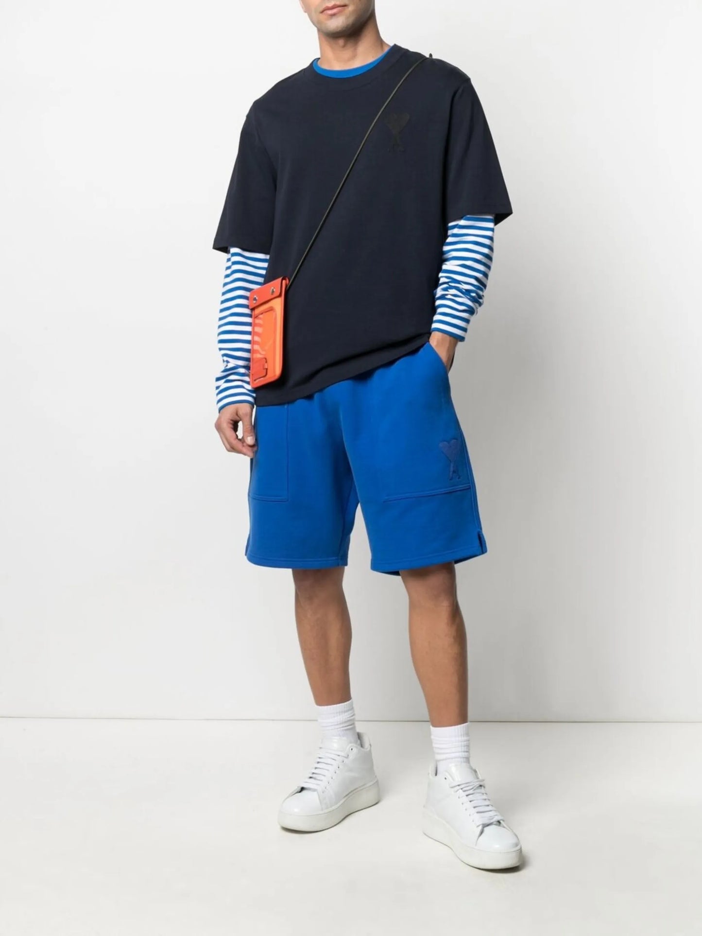 embroidered-logo short-sleeve T-shirt