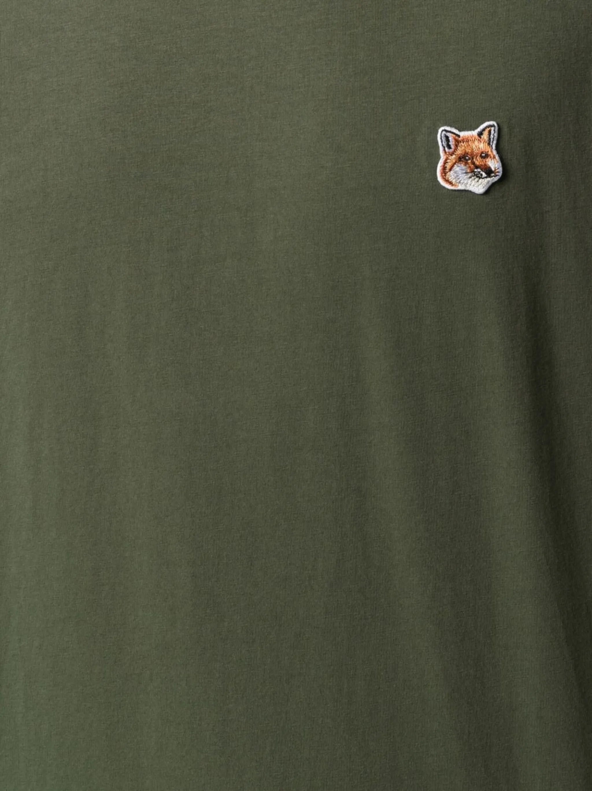 fox-patch cotton T-shirt