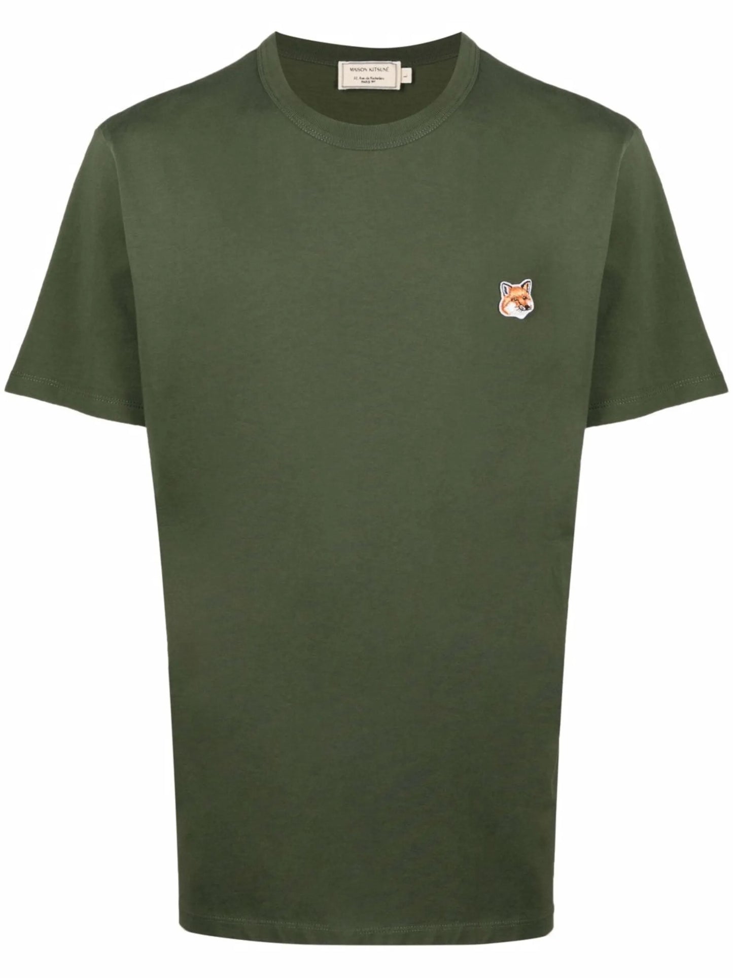 fox-patch cotton T-shirt