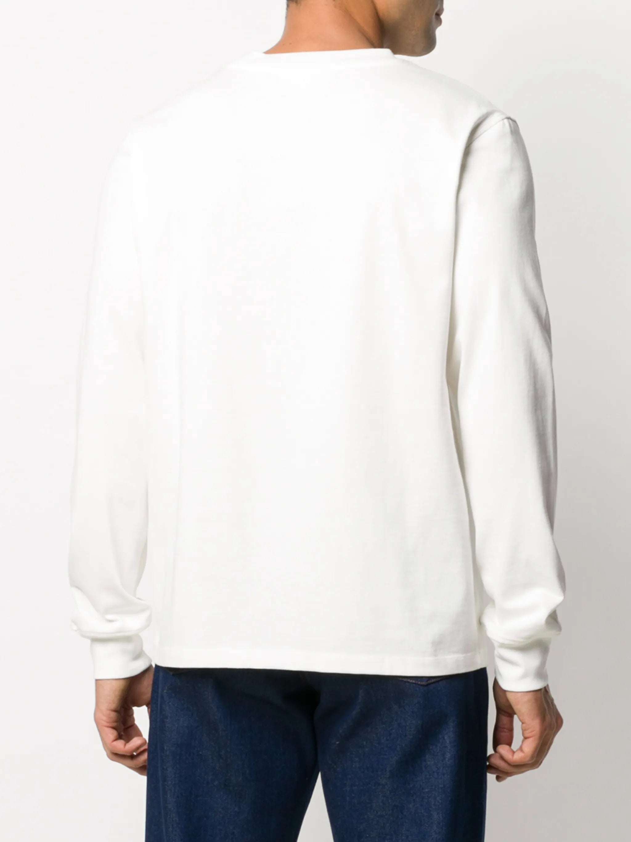 logo-embroidered long-sleeve T-shirt