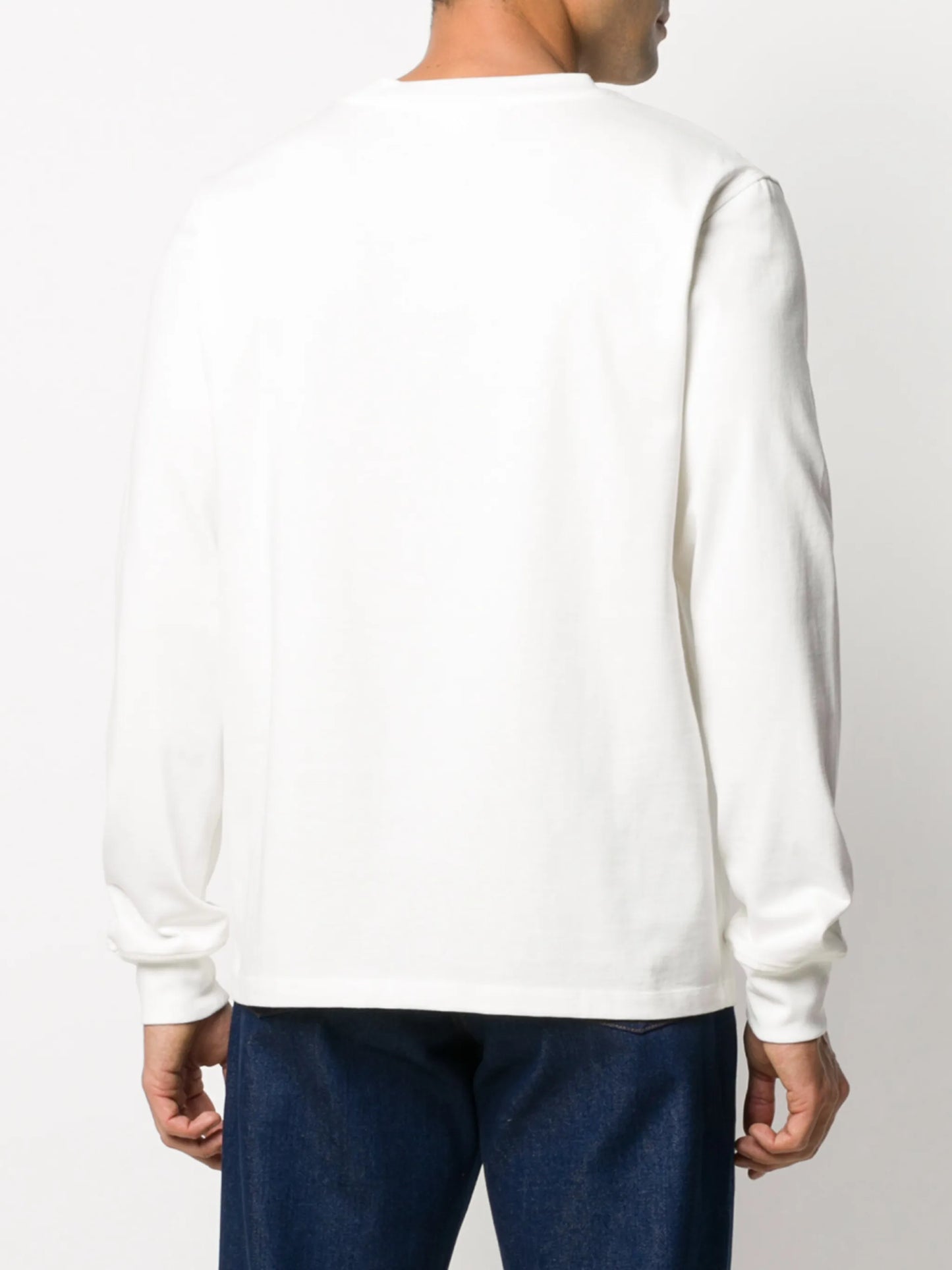 logo-embroidered long-sleeve T-shirt