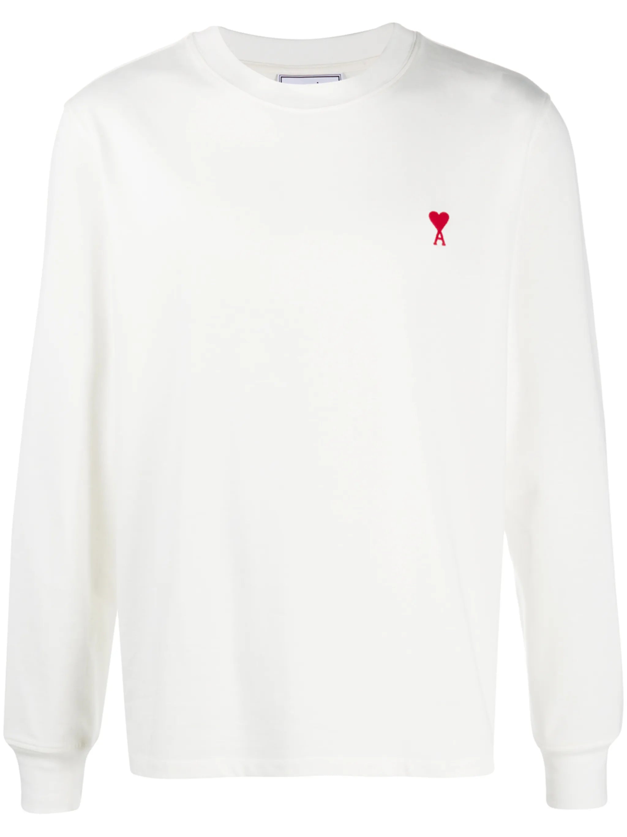 logo-embroidered long-sleeve T-shirt