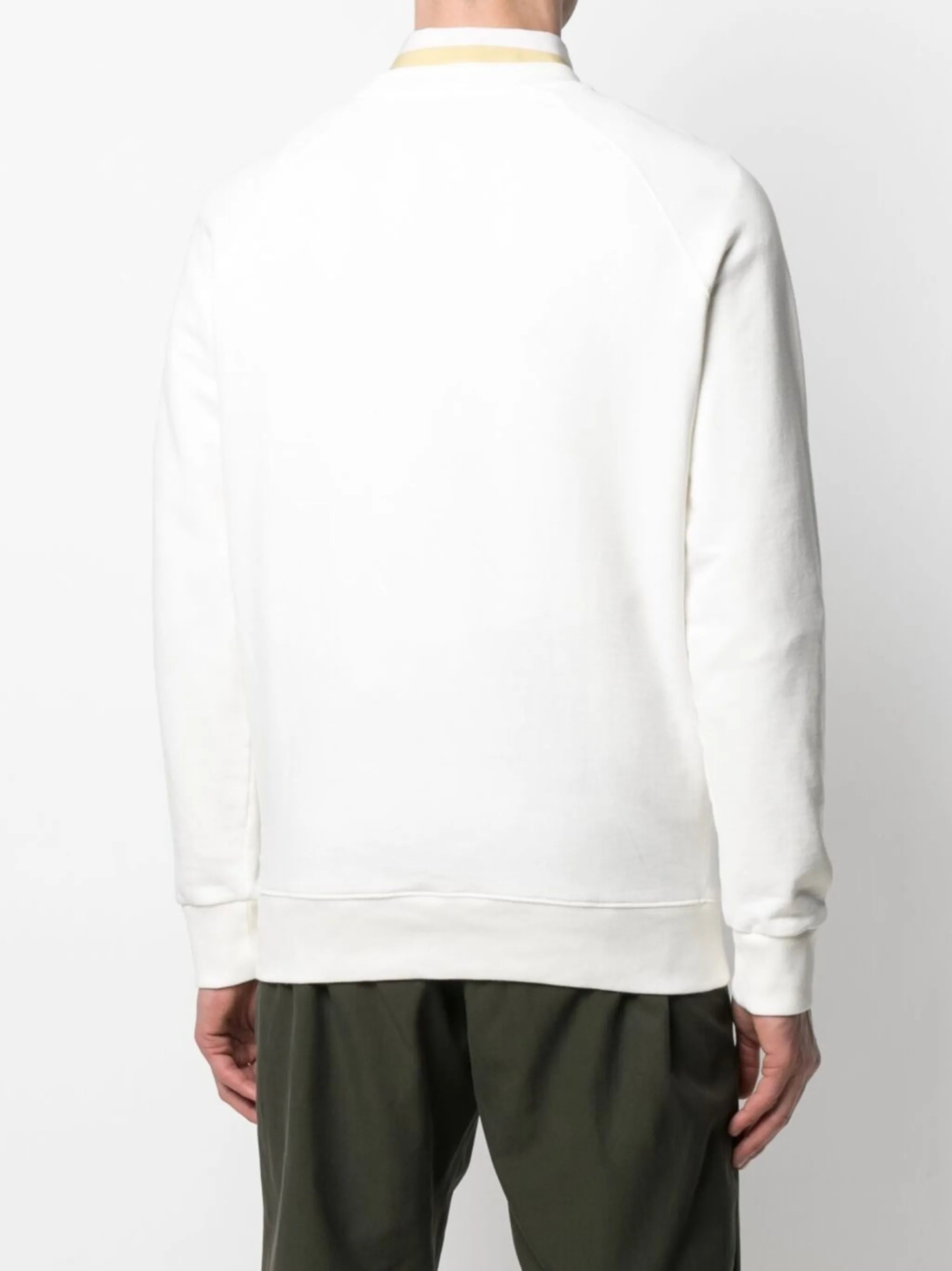 fox-patch cotton sweatshirt