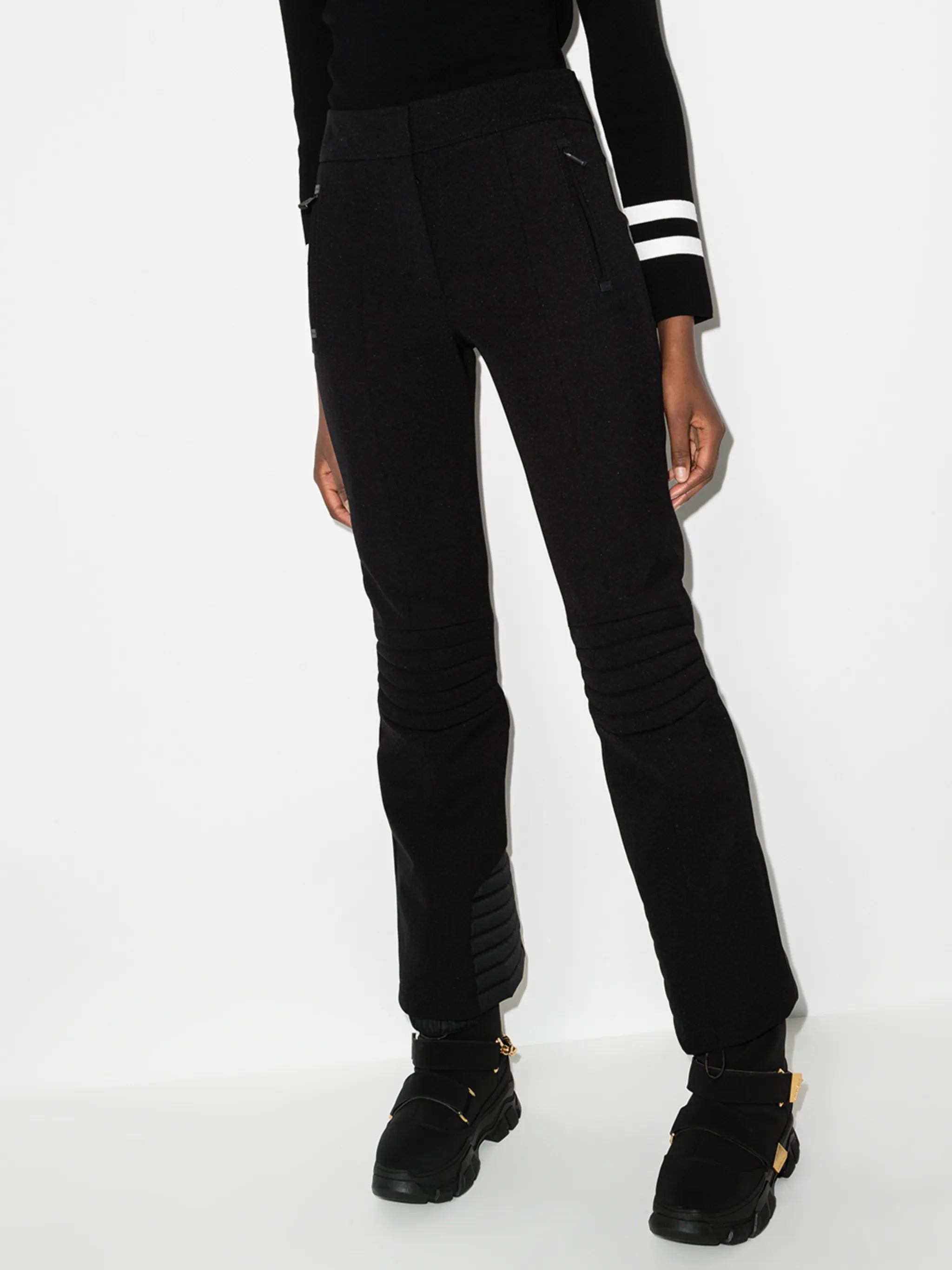 straight-leg ski trousers