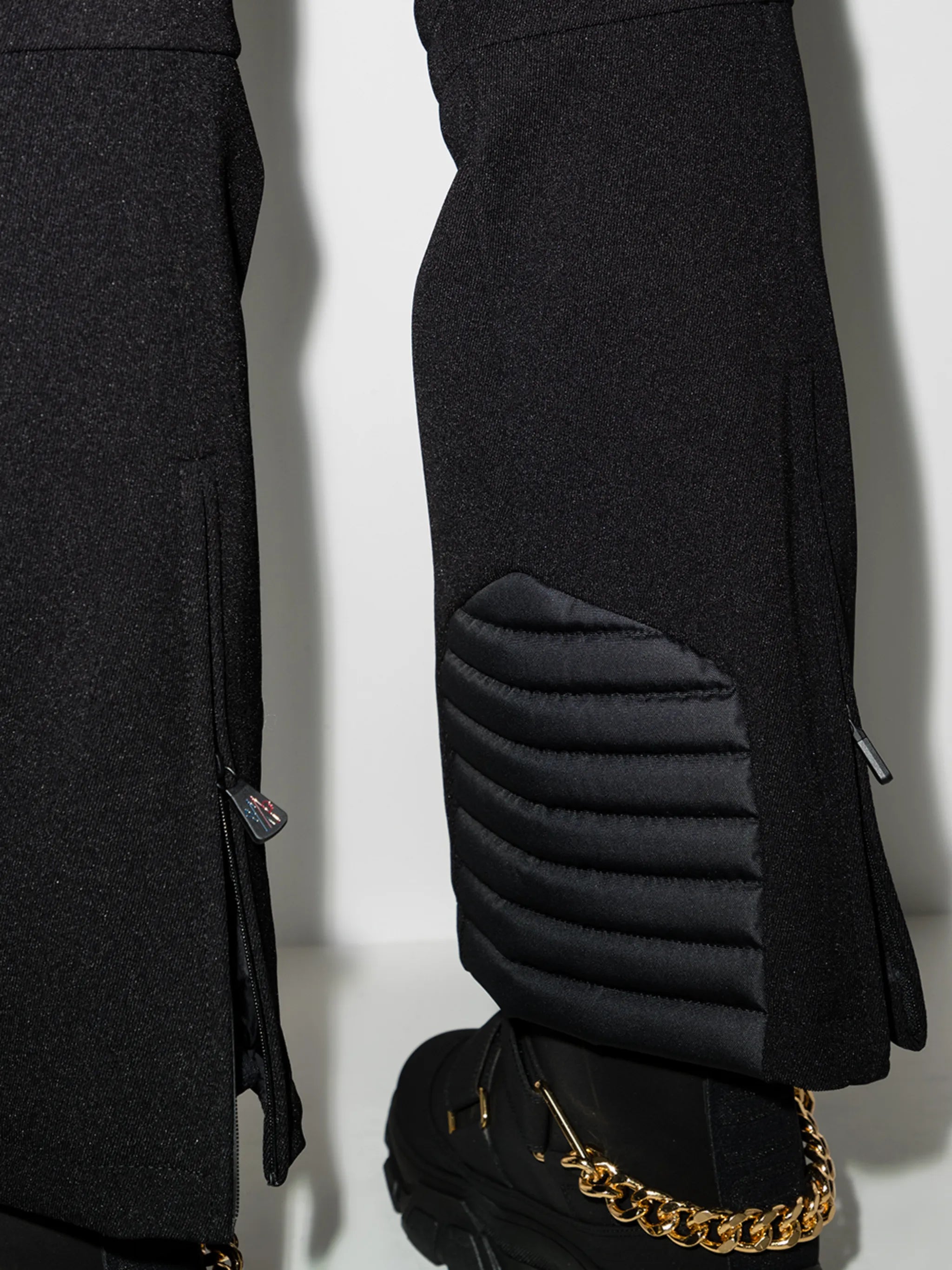 straight-leg ski trousers