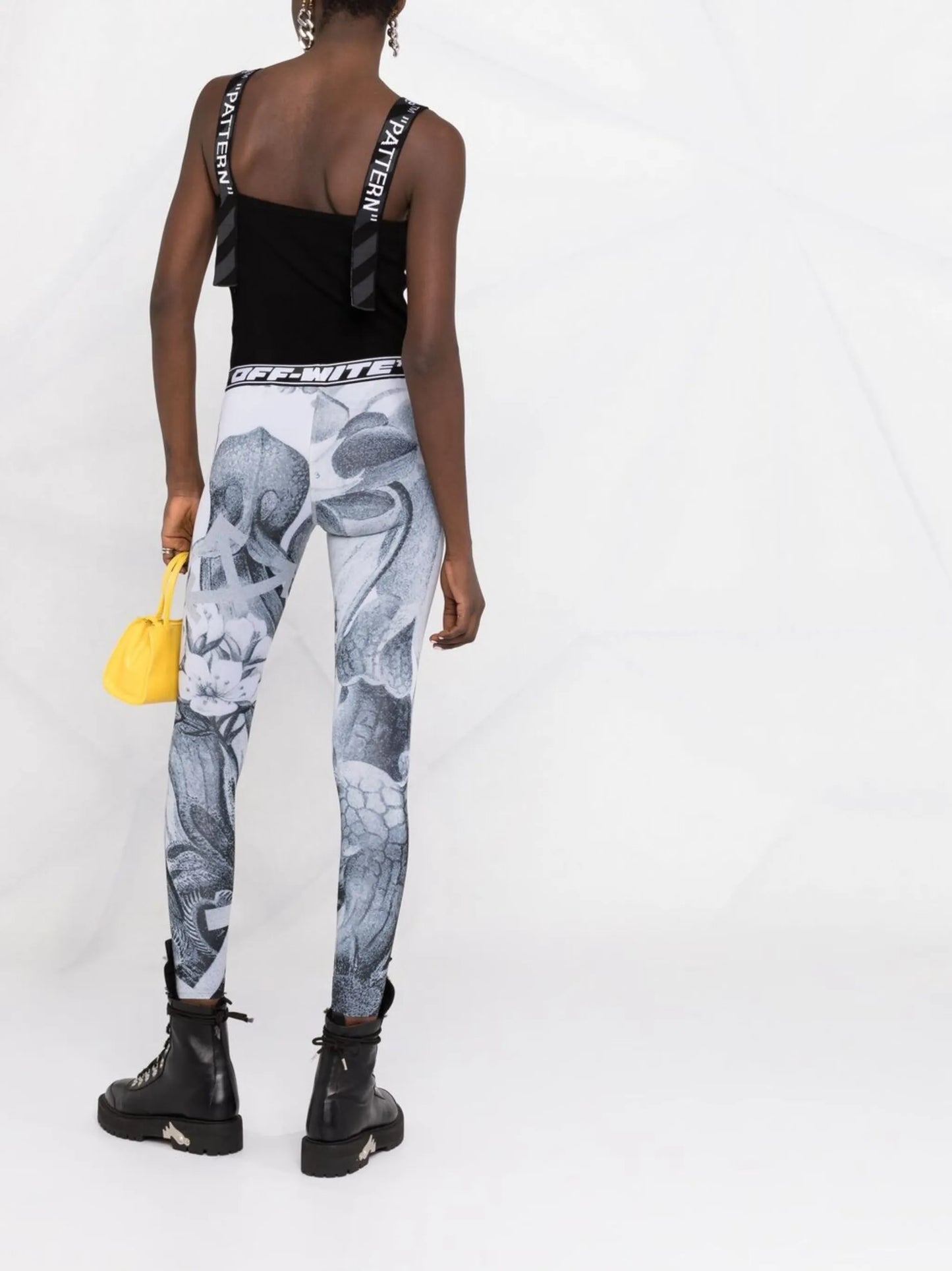 floral-print leggings