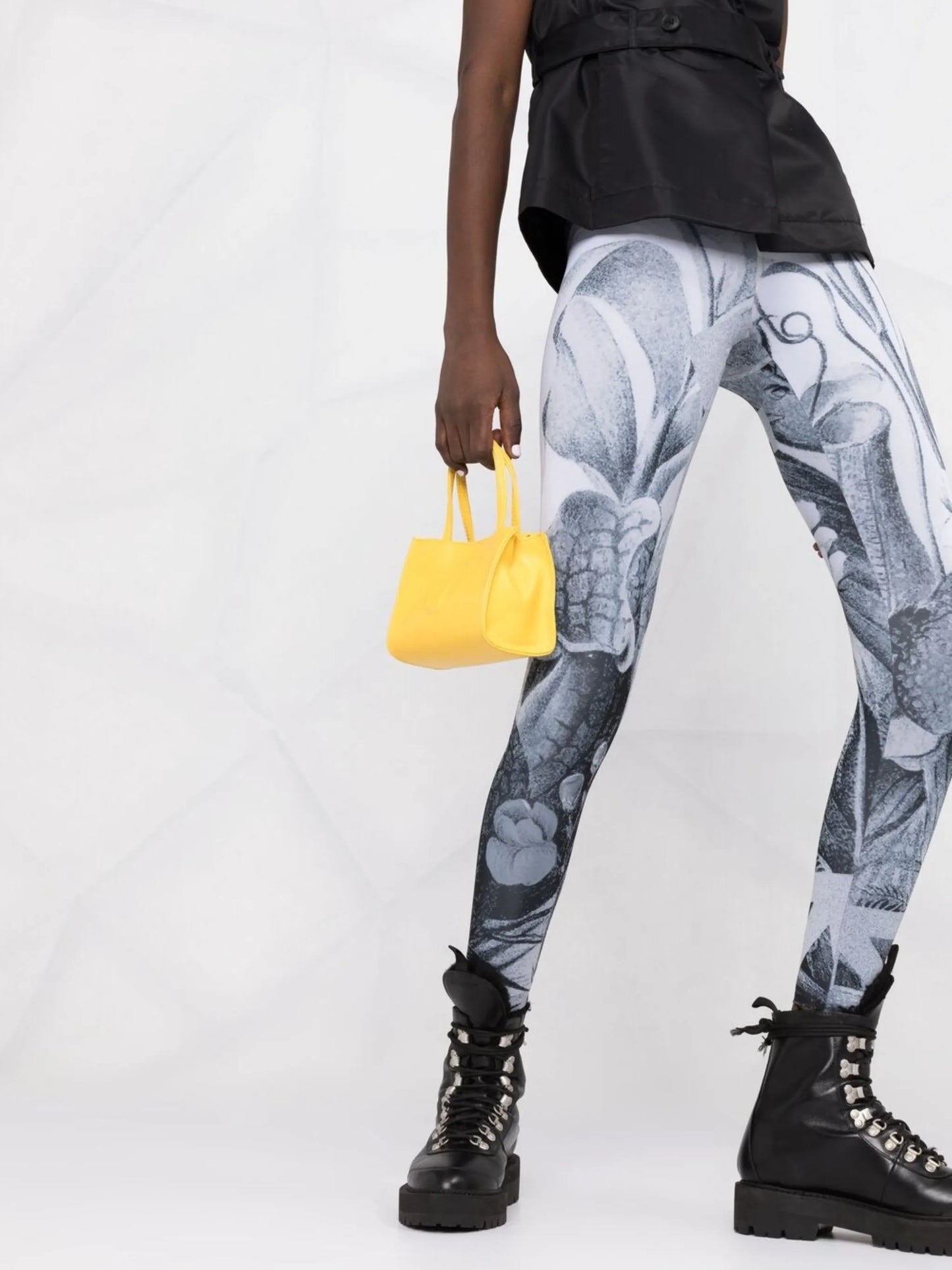 floral-print leggings