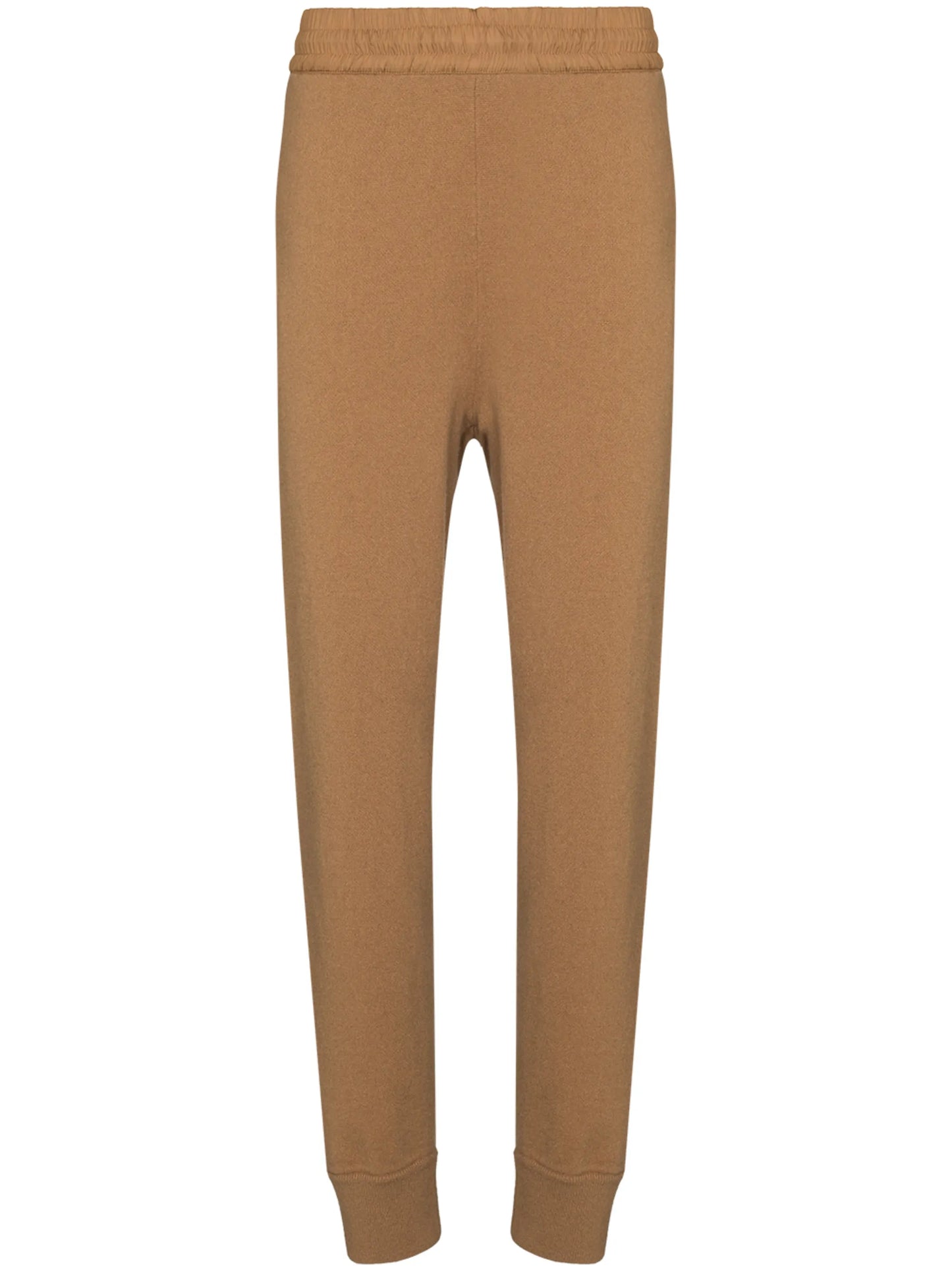 knitted high-waisted track pants