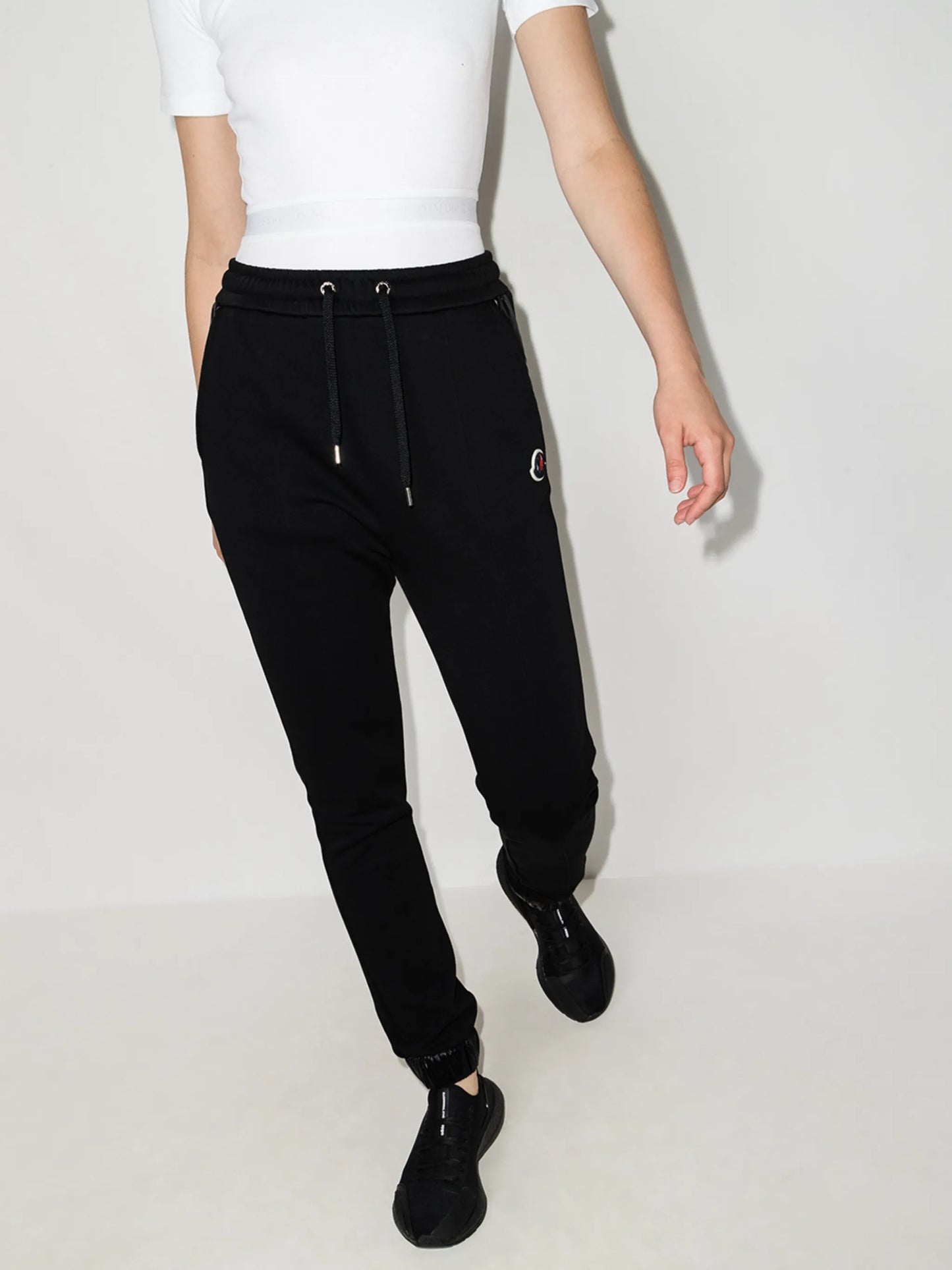 Drawcord cuffed pants