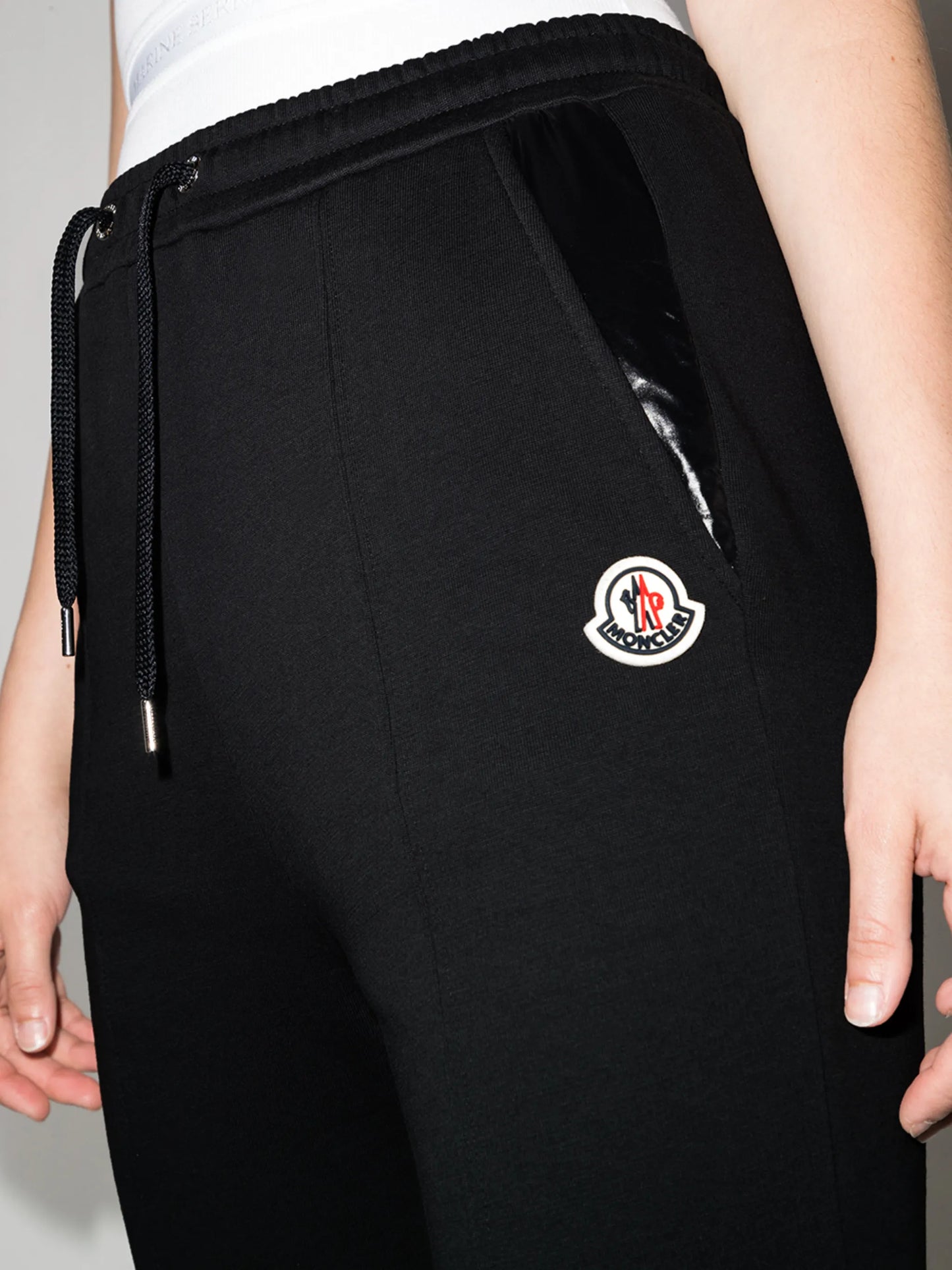 Drawcord cuffed pants