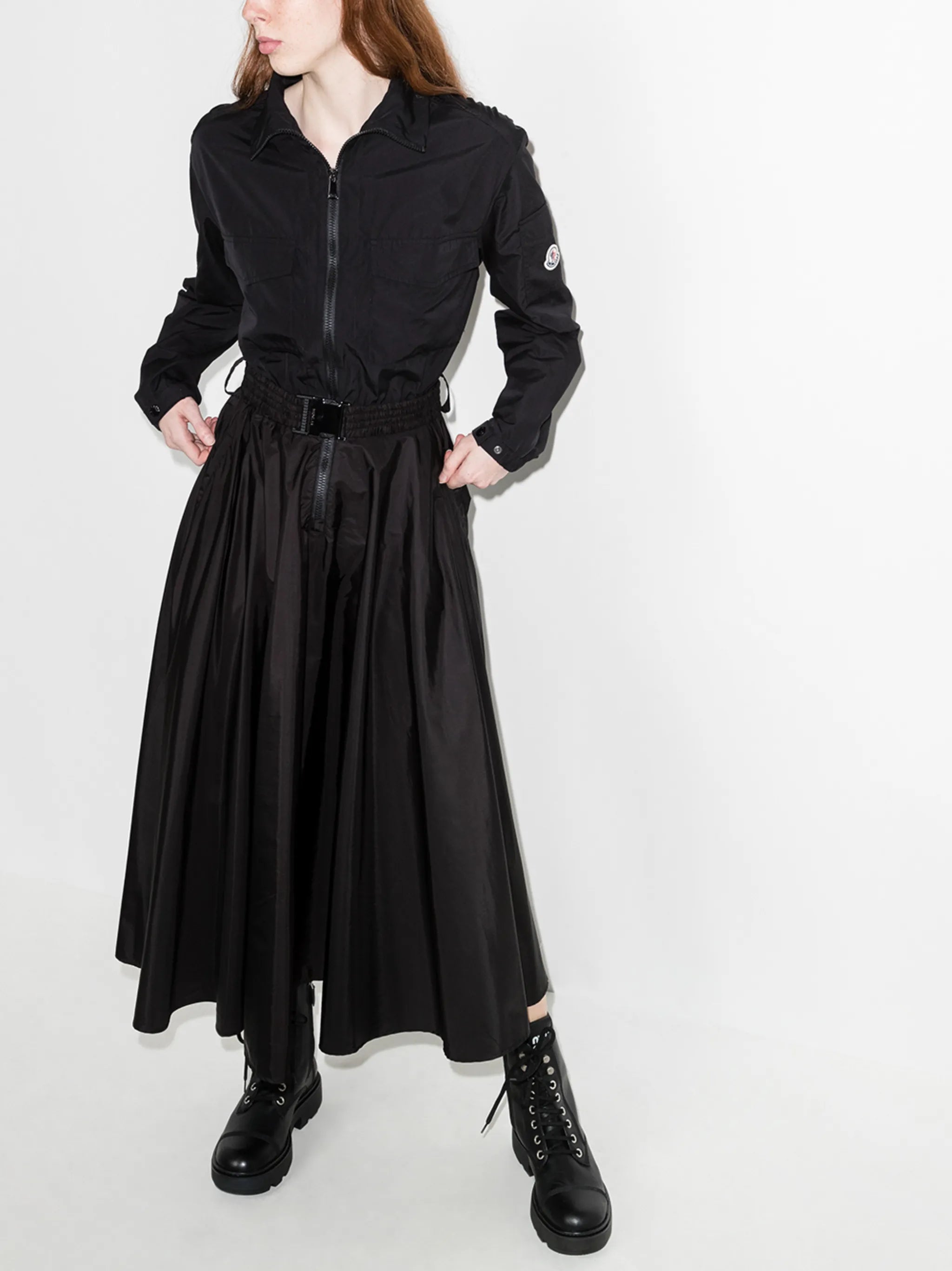 belted maxi dress