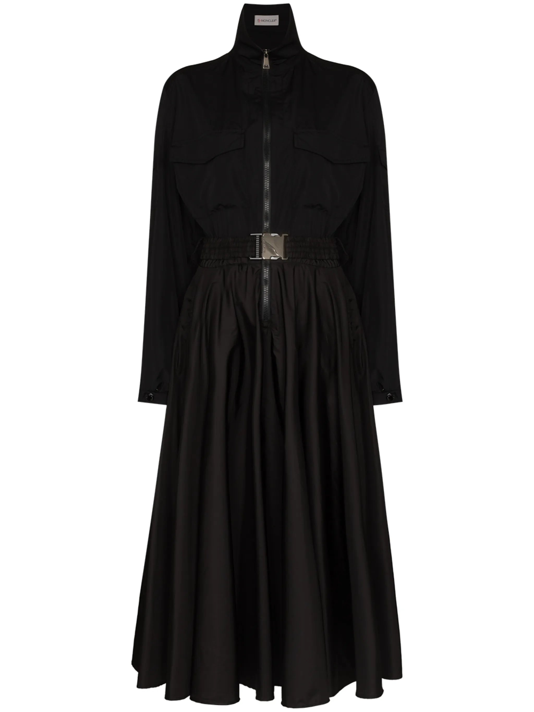 belted maxi dress
