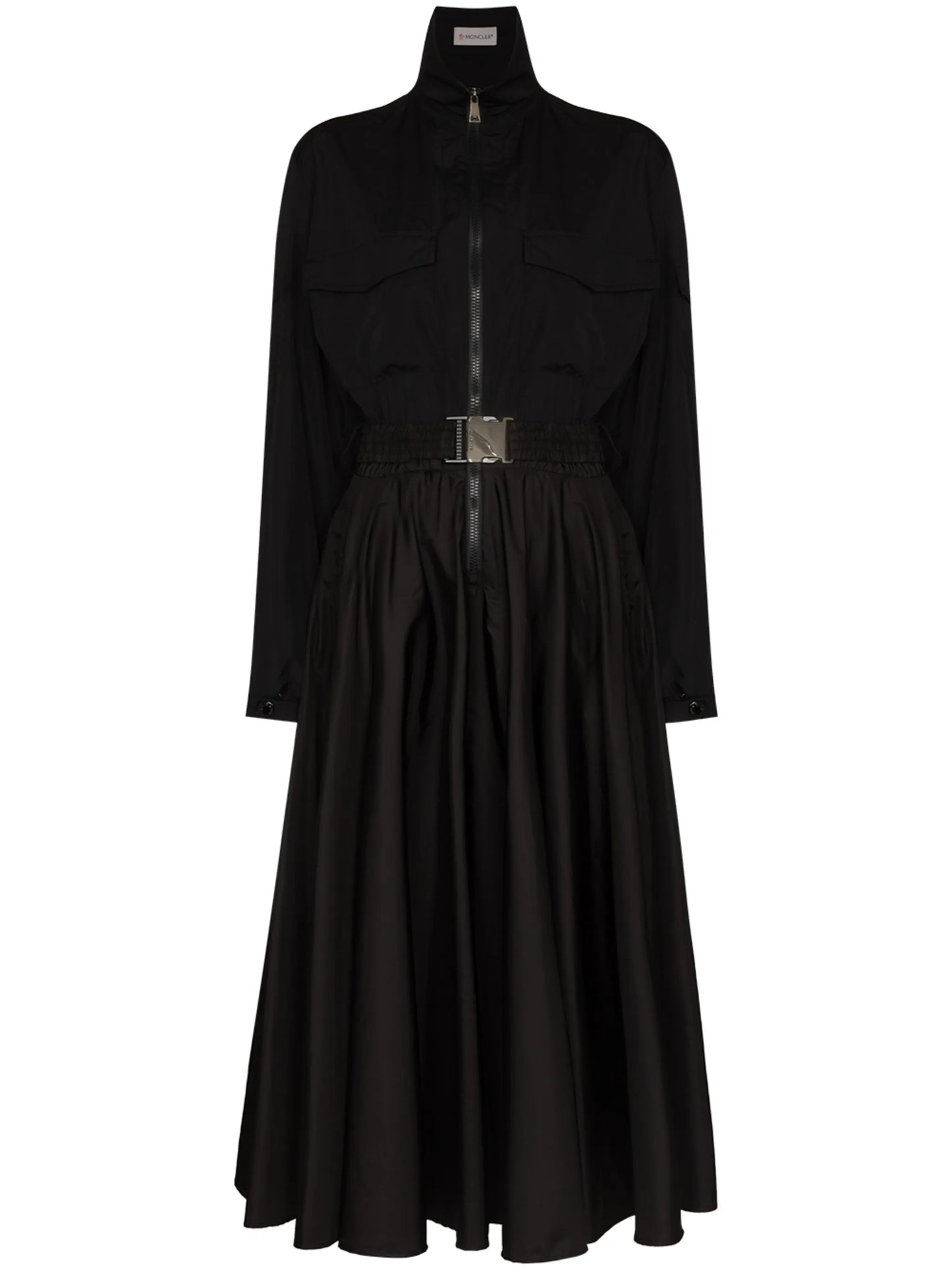 belted maxi dress