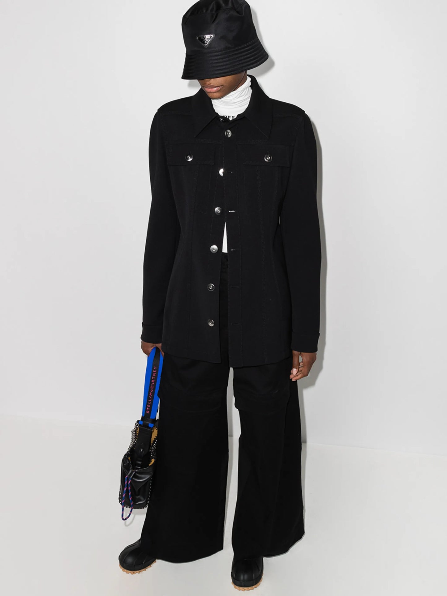 wide-leg casual trousers