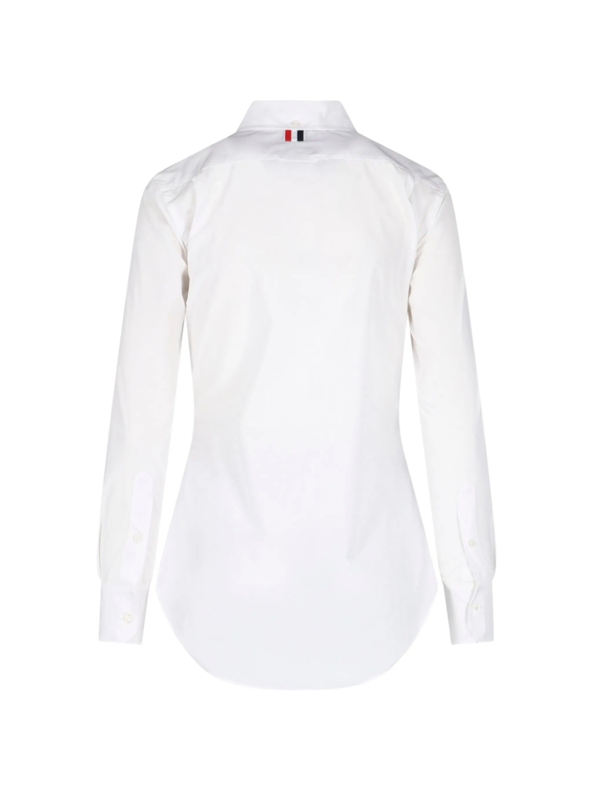 logo-patch cotton shirt