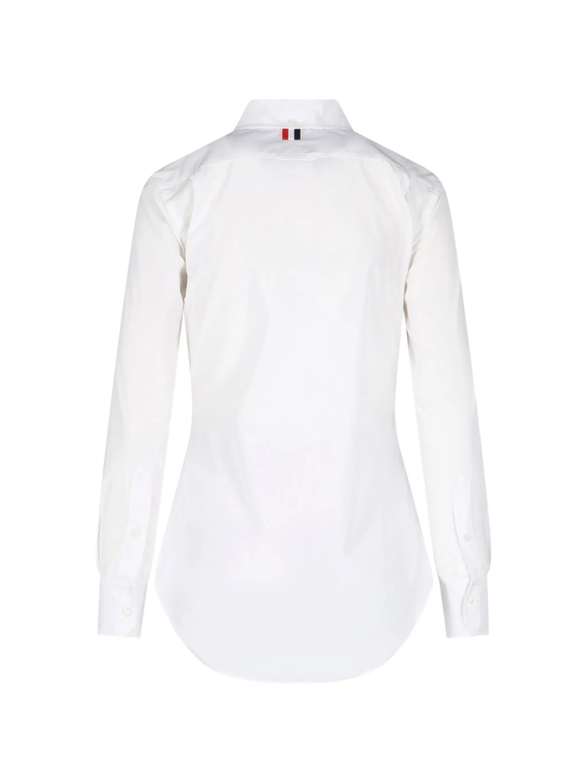 logo-patch cotton shirt