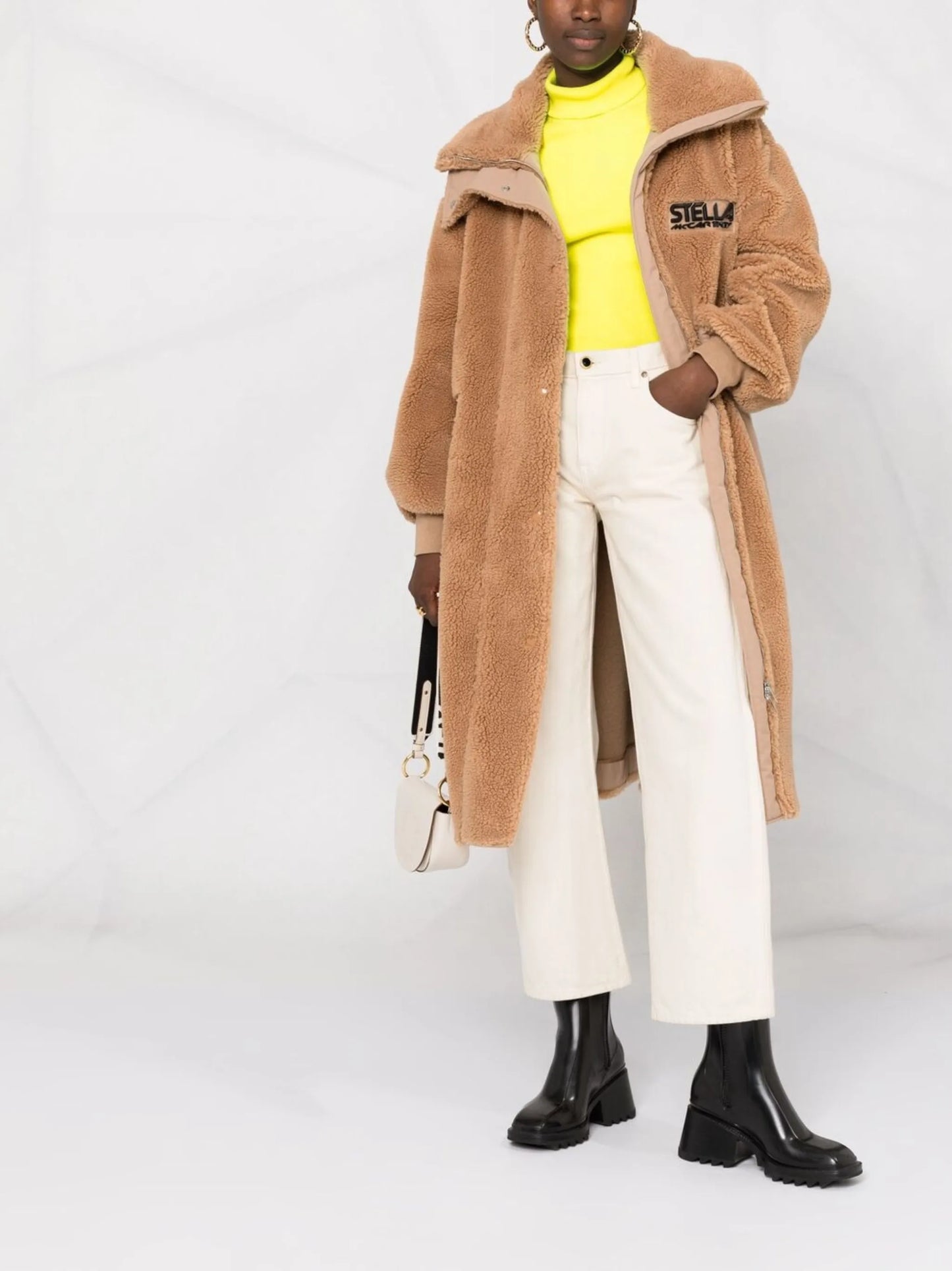 Luna faux-shearling coat