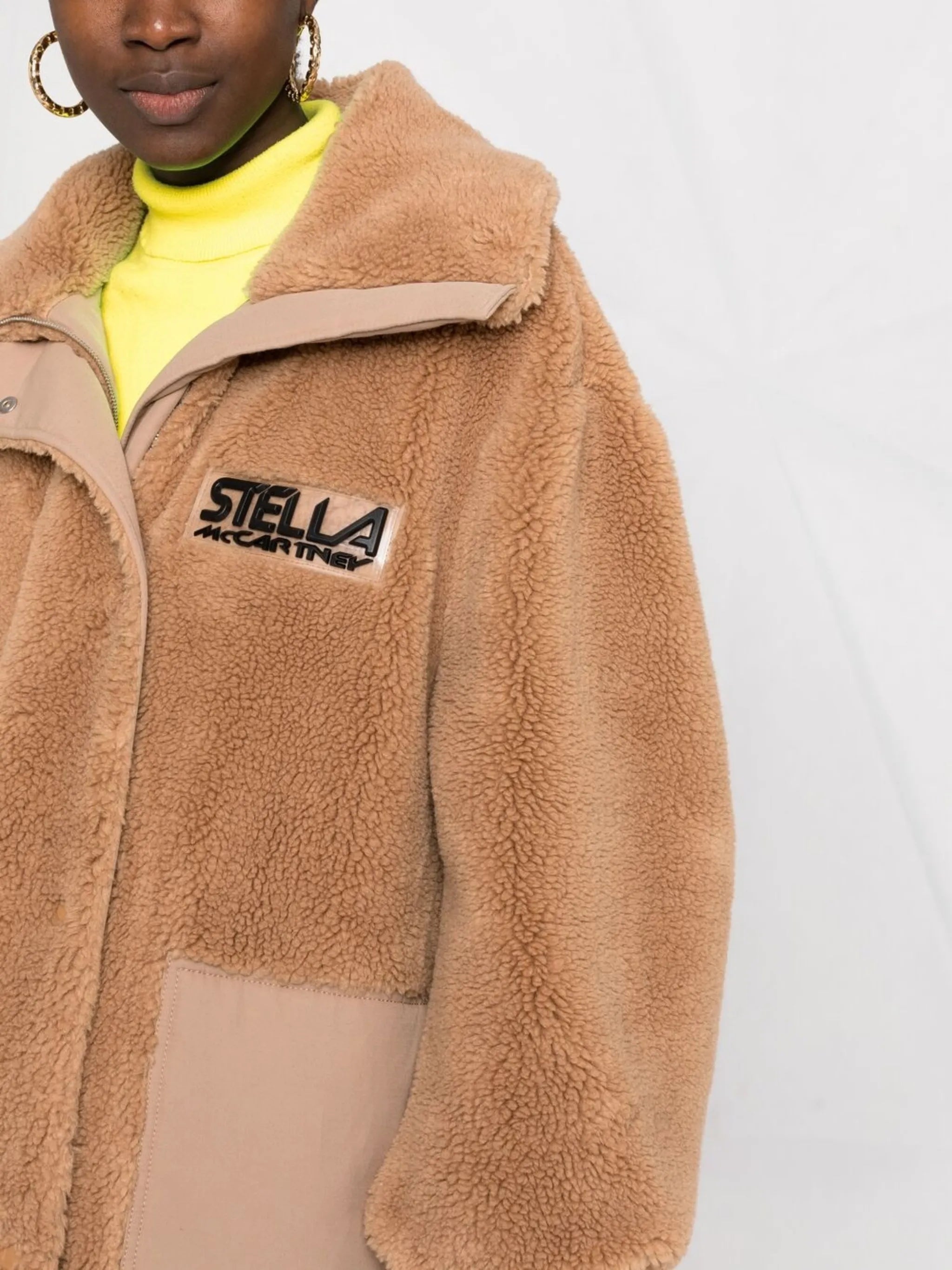 Luna faux-shearling coat