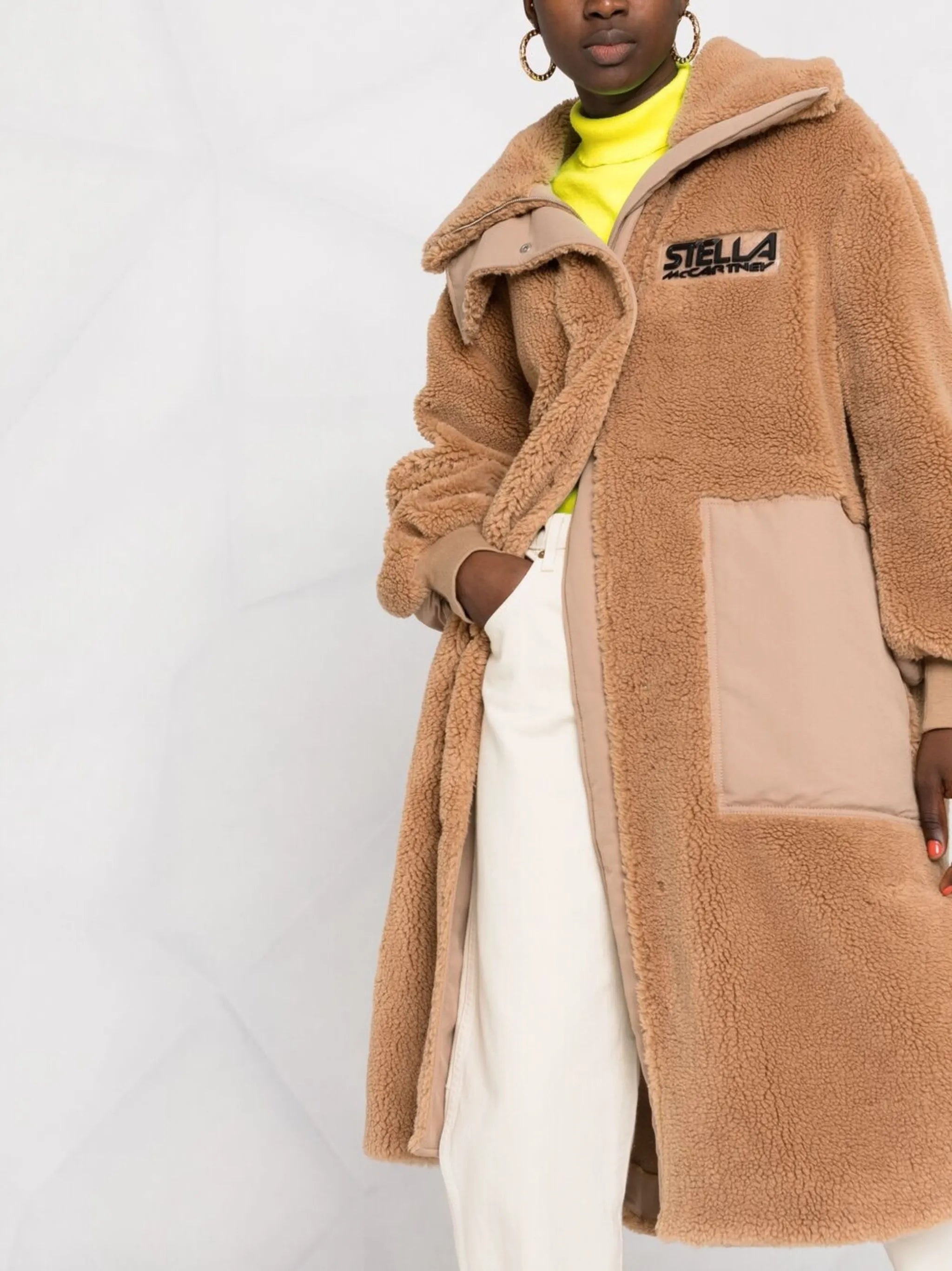 Luna faux-shearling coat