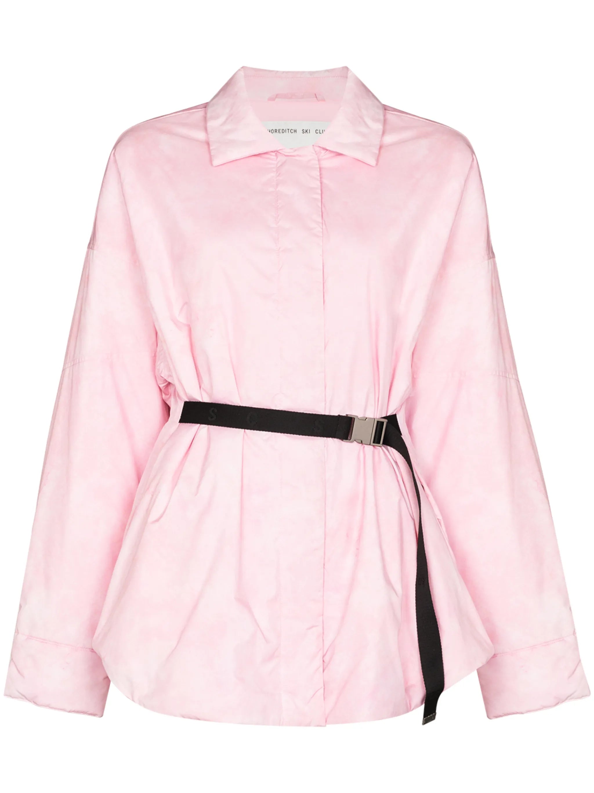 Liv belted shirt jacket