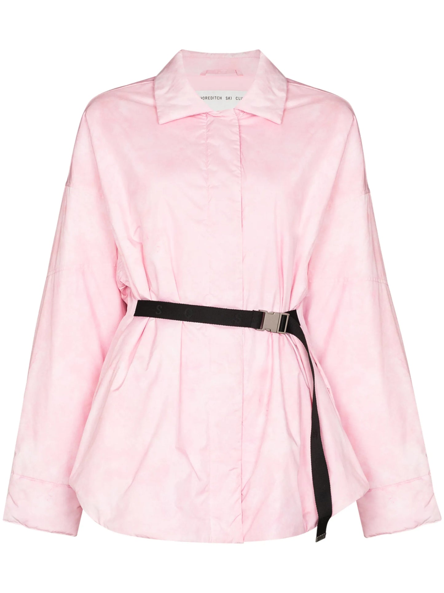 Liv belted shirt jacket