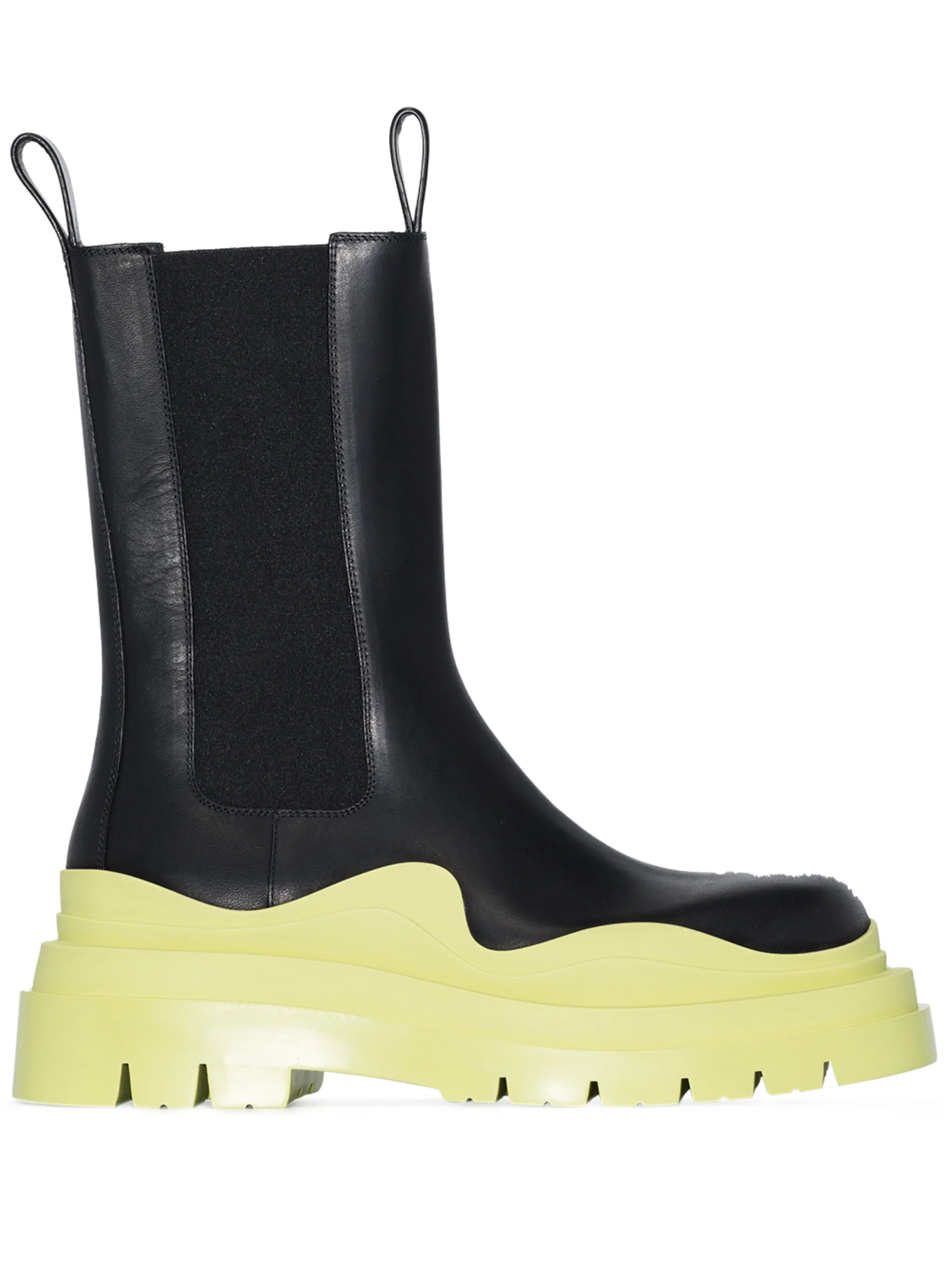 two tone Tire Chelsea boots