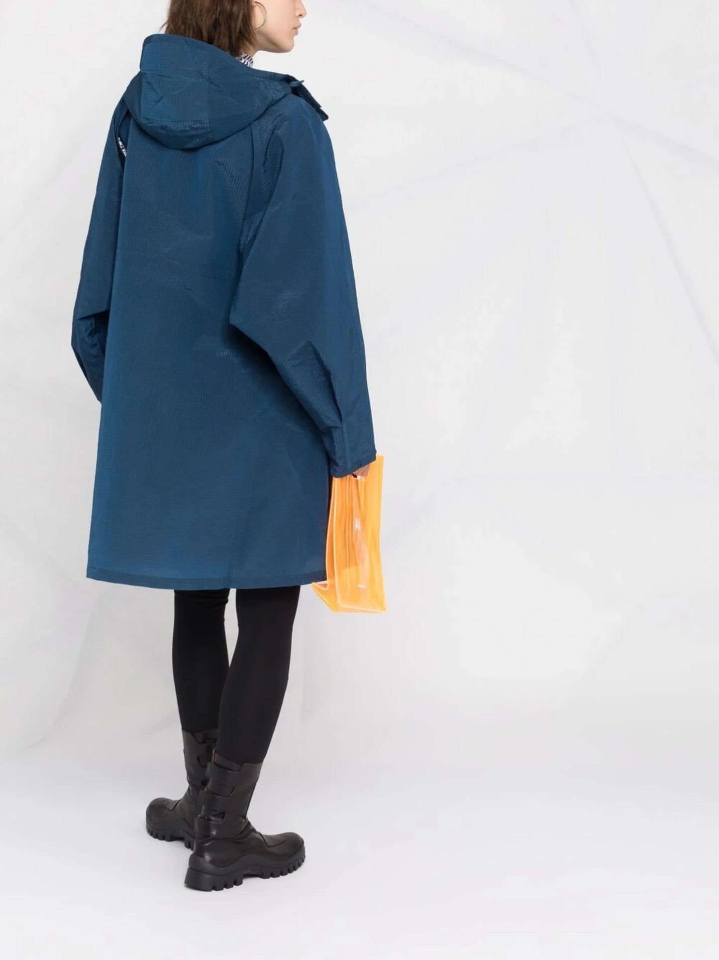 CH2 sporty seersucker hooded parka