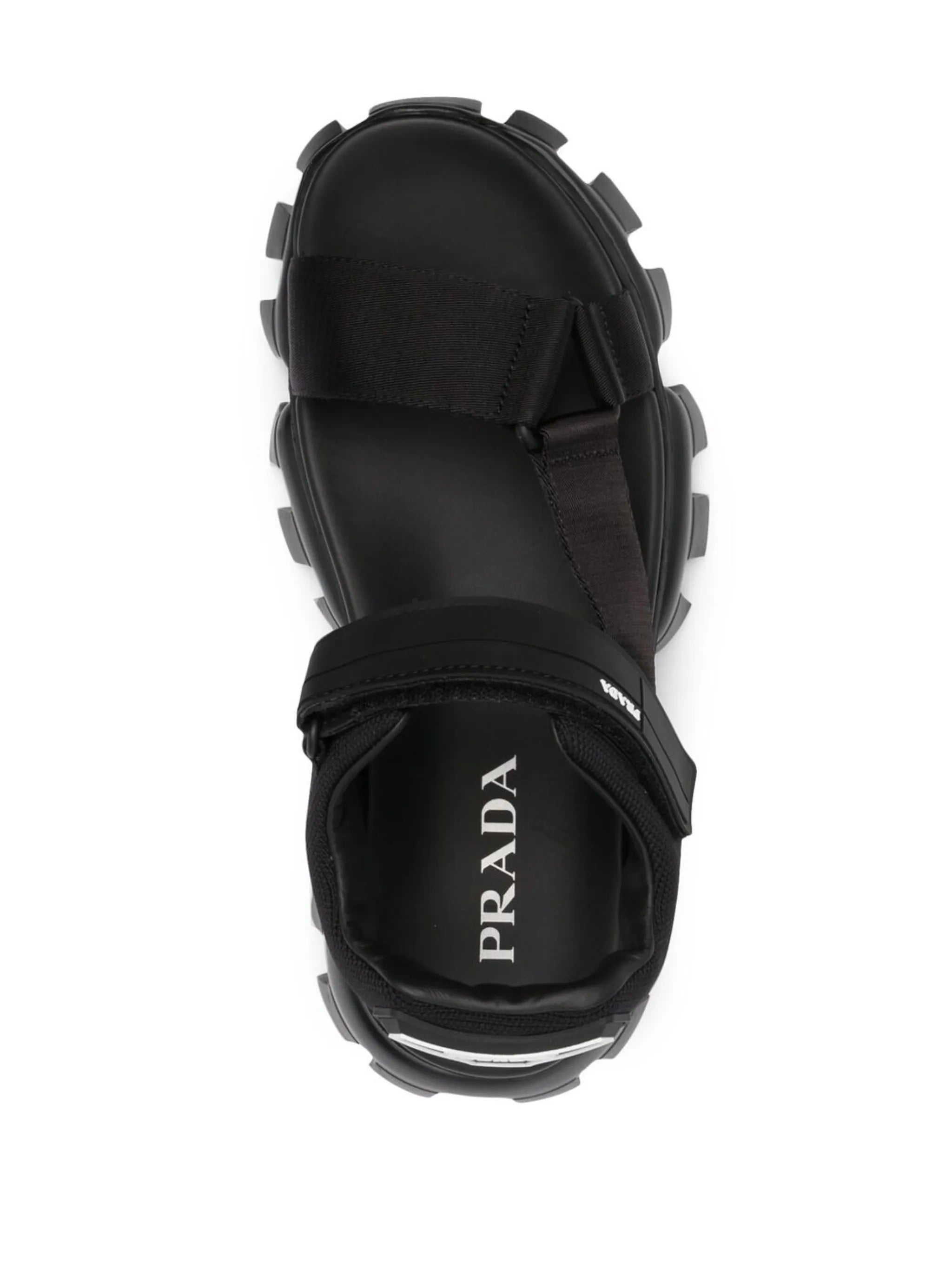 logo-print ridged-sole sandals