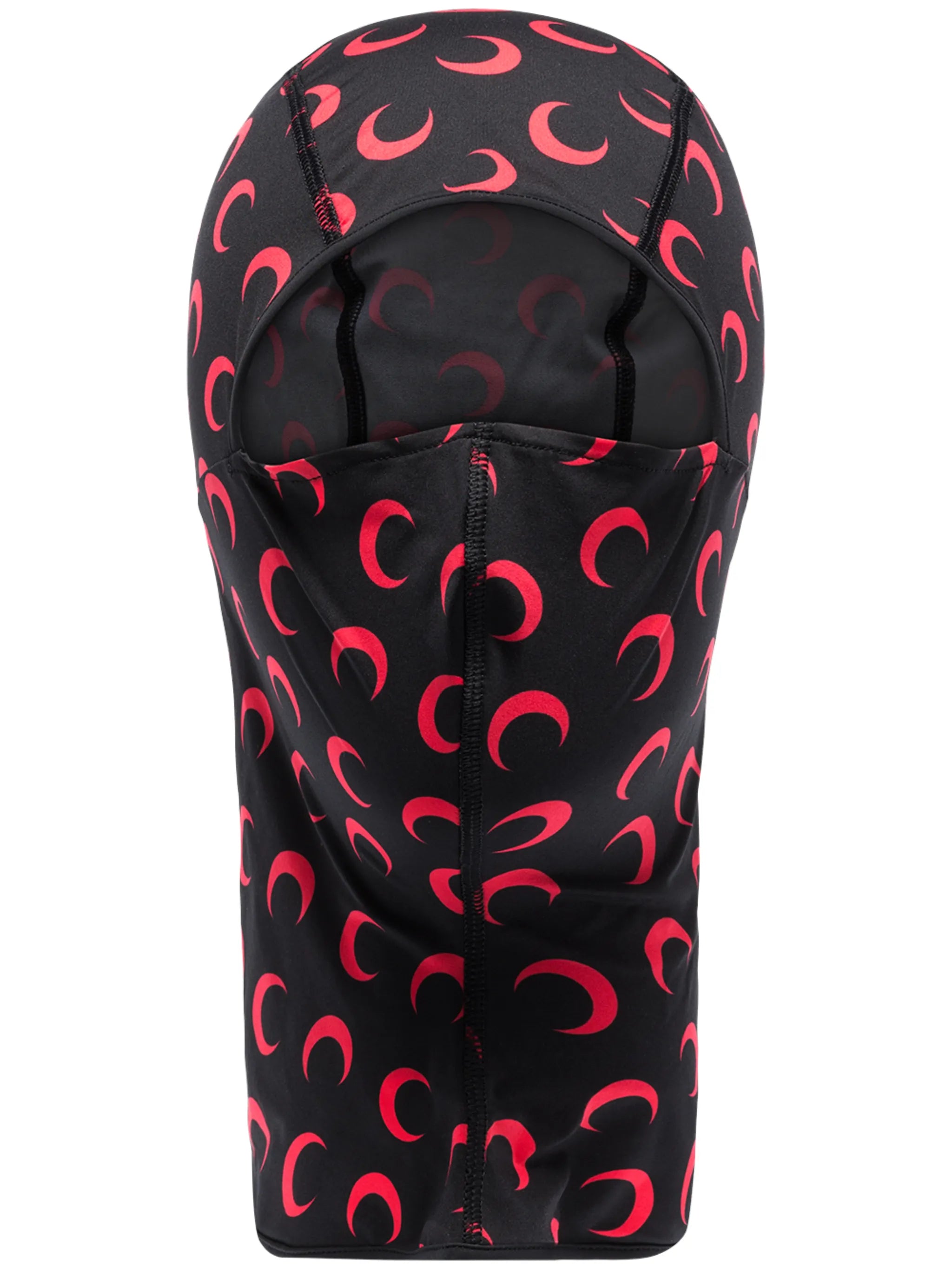 crescent moon-print balaclava