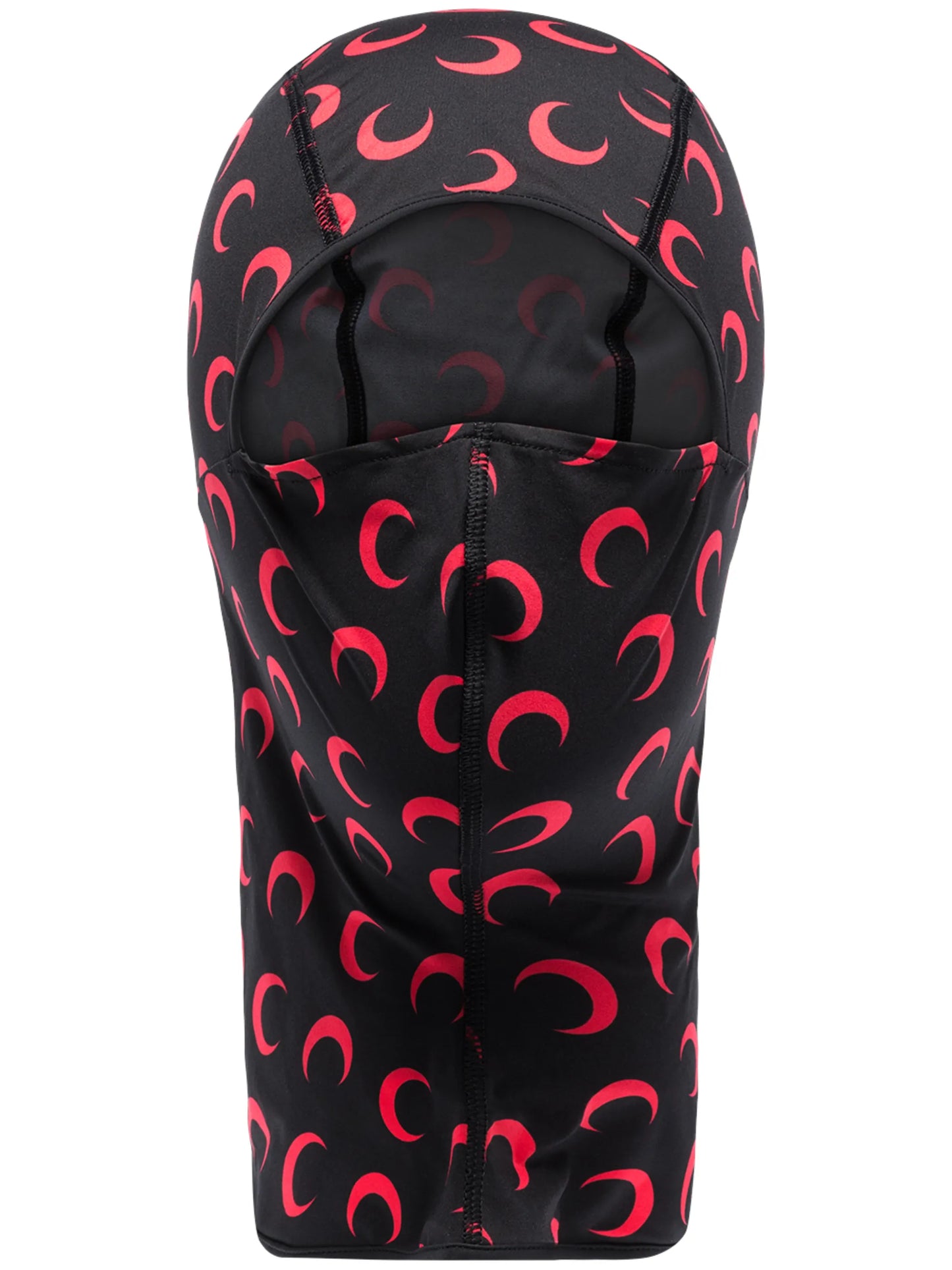 crescent moon-print balaclava