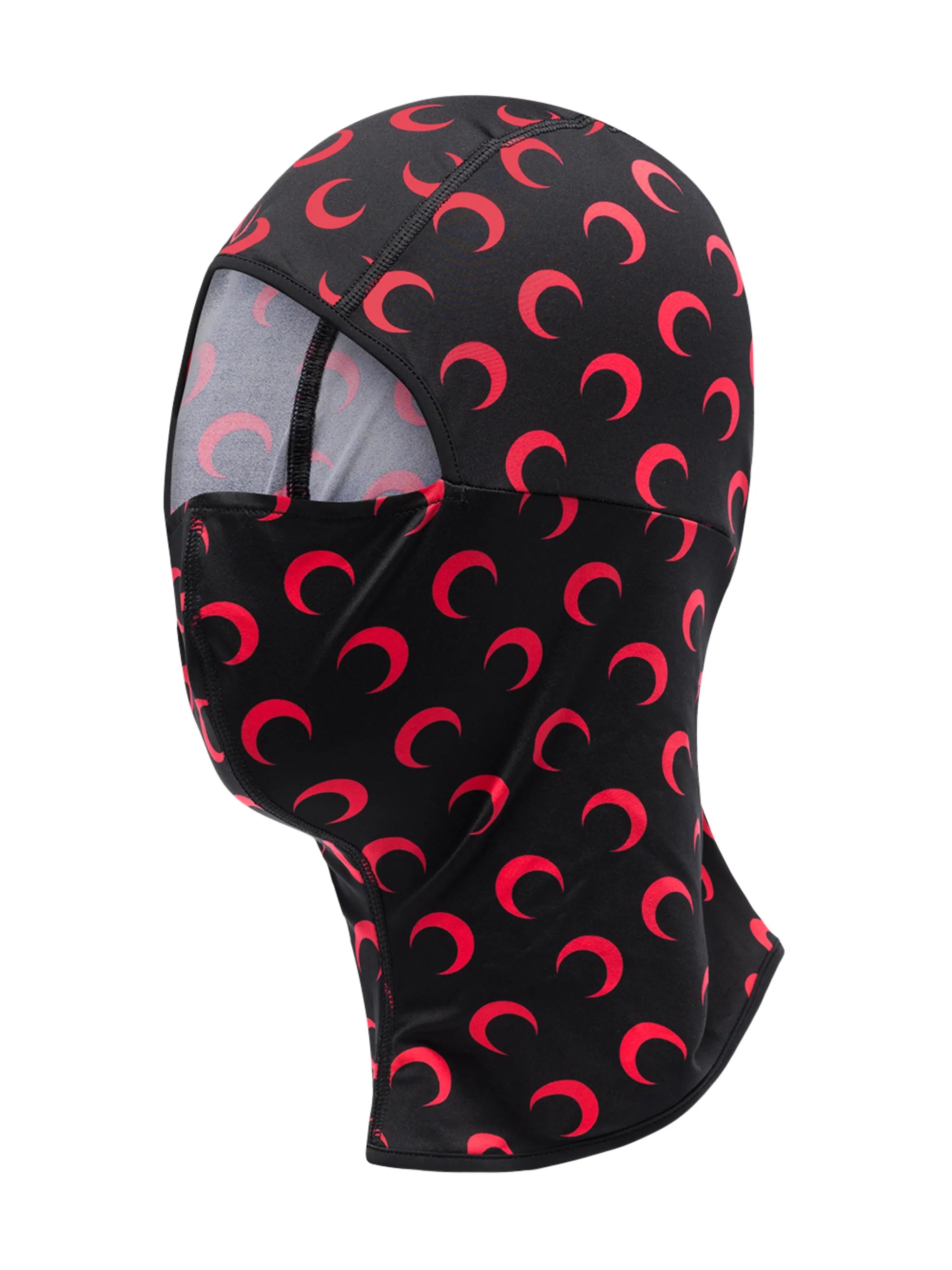 crescent moon-print balaclava