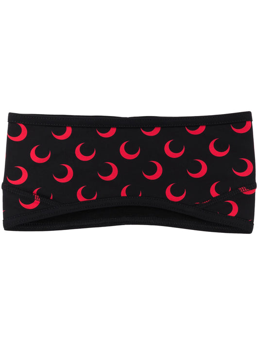 Crescent moon motif headband