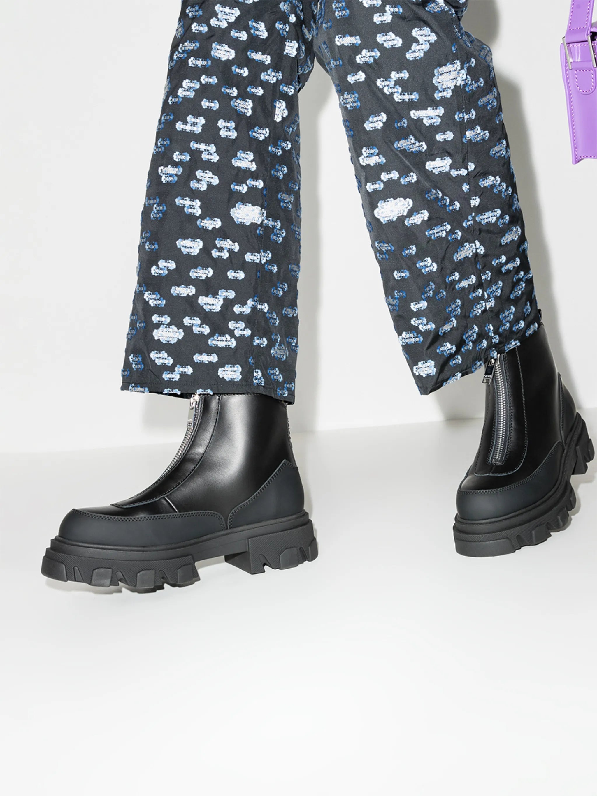 chunky sole ankle boots
