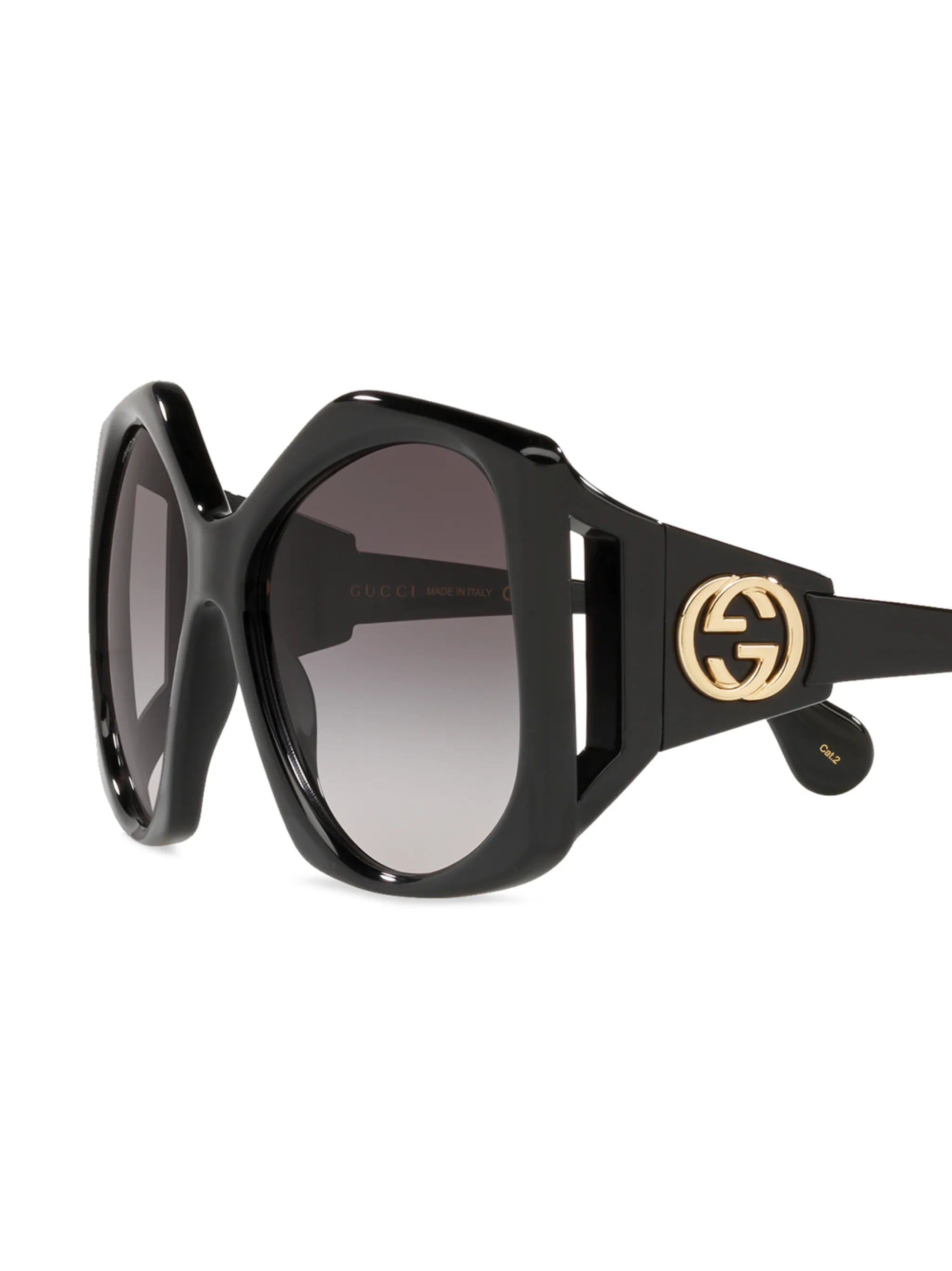 logo-embellished oversized sunglasses