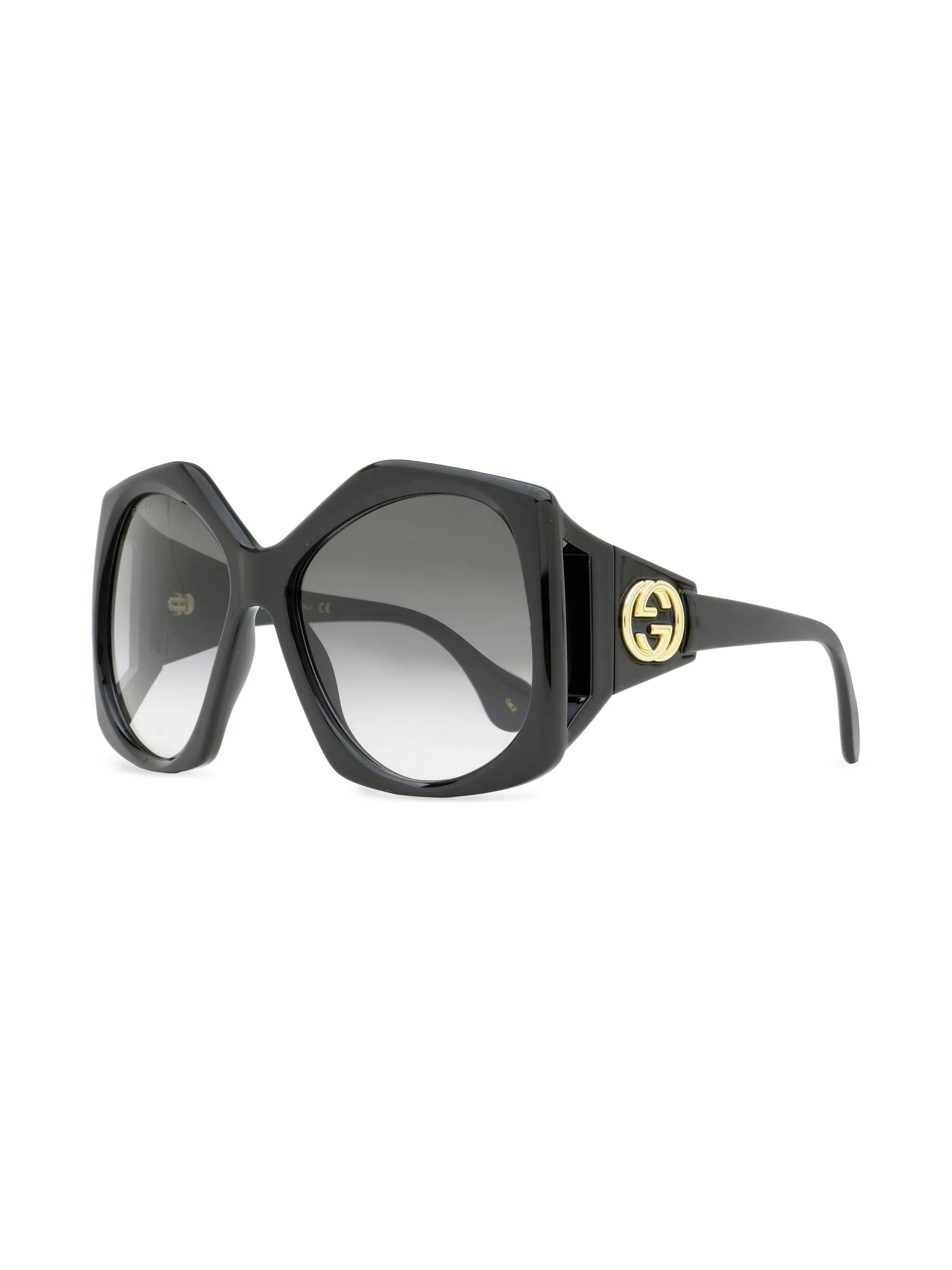 logo-embellished oversized sunglasses
