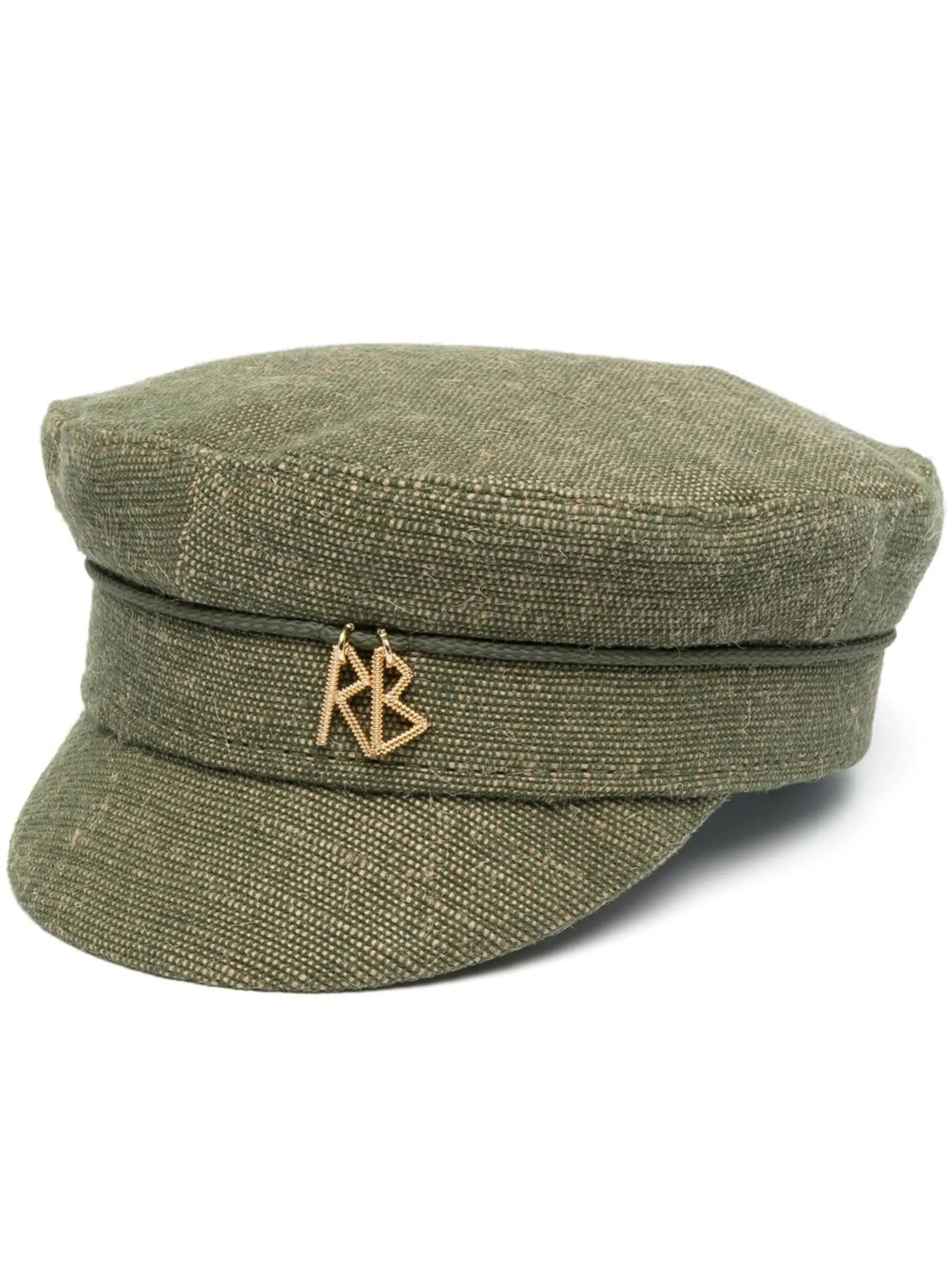 logo-plaque baker boy hat