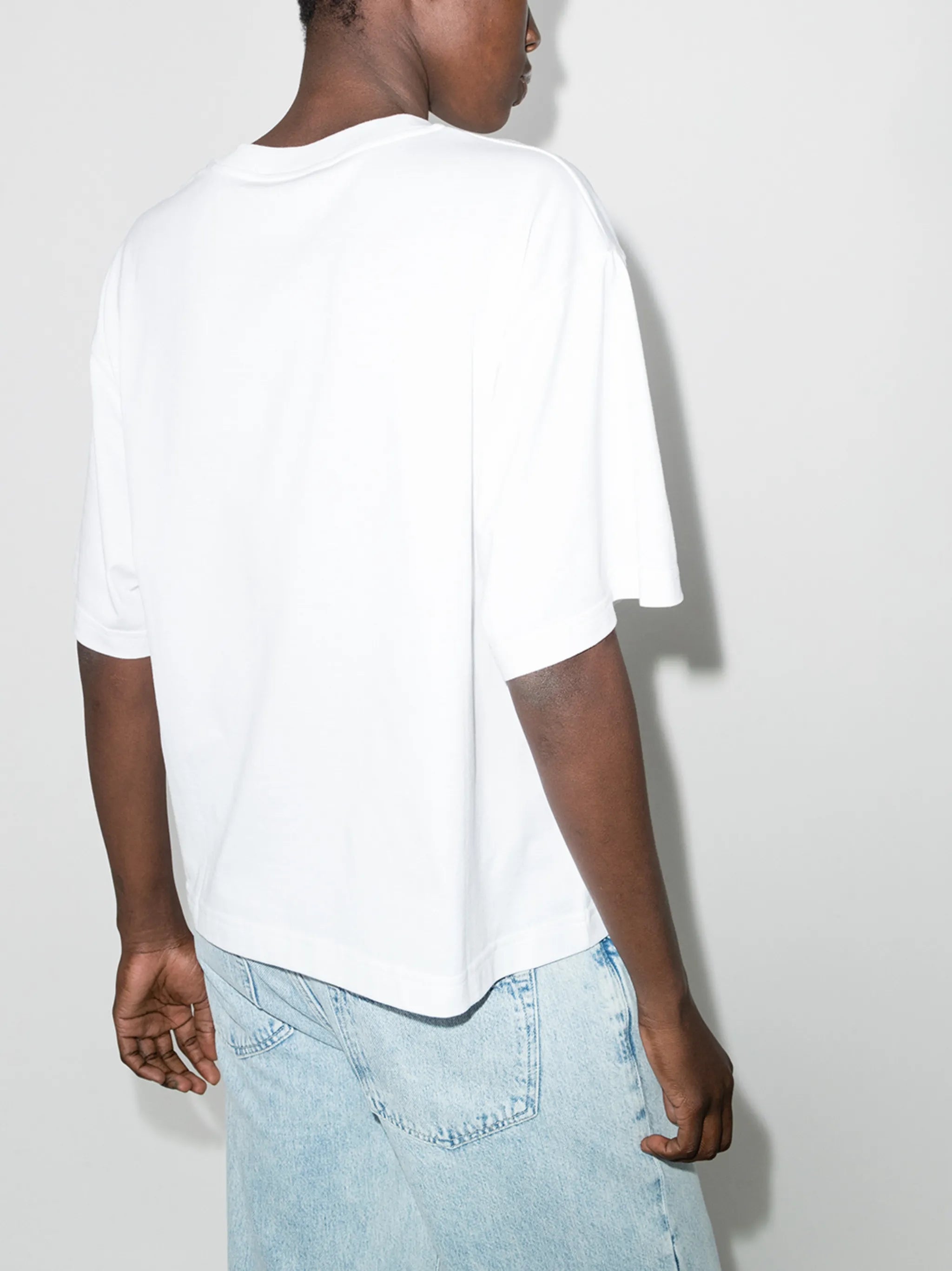Supermodel print oversized T-shirt