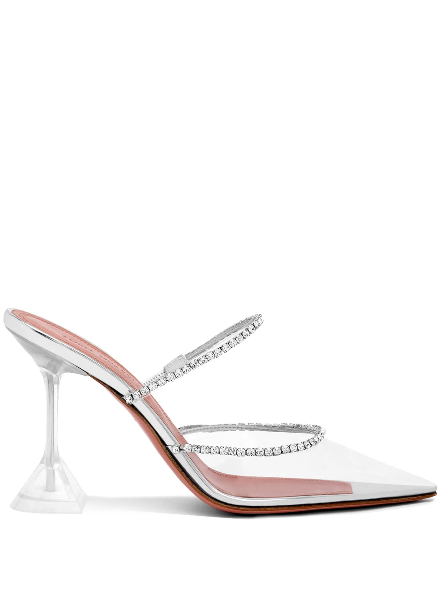 Gilda 95mm crystal-embellished pumps