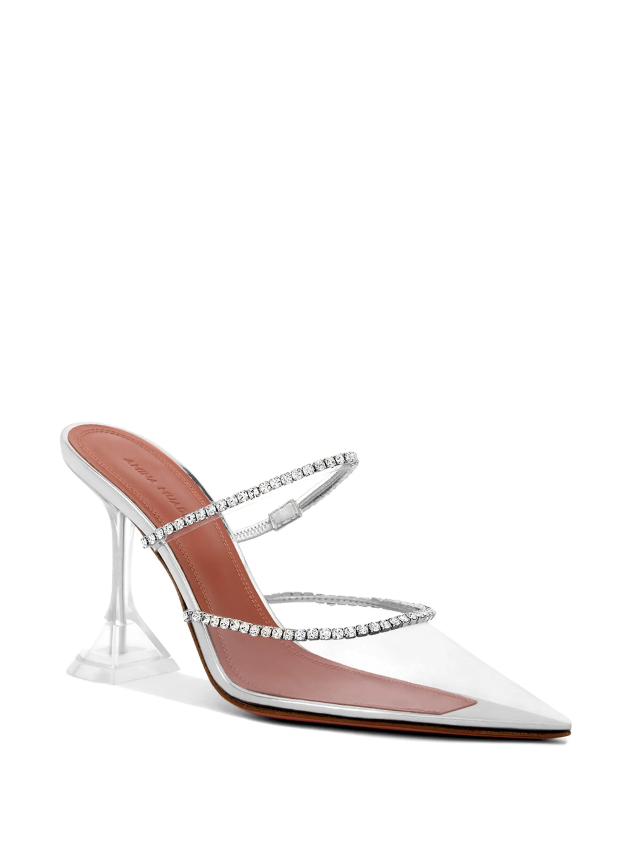 Gilda 95mm crystal-embellished pumps