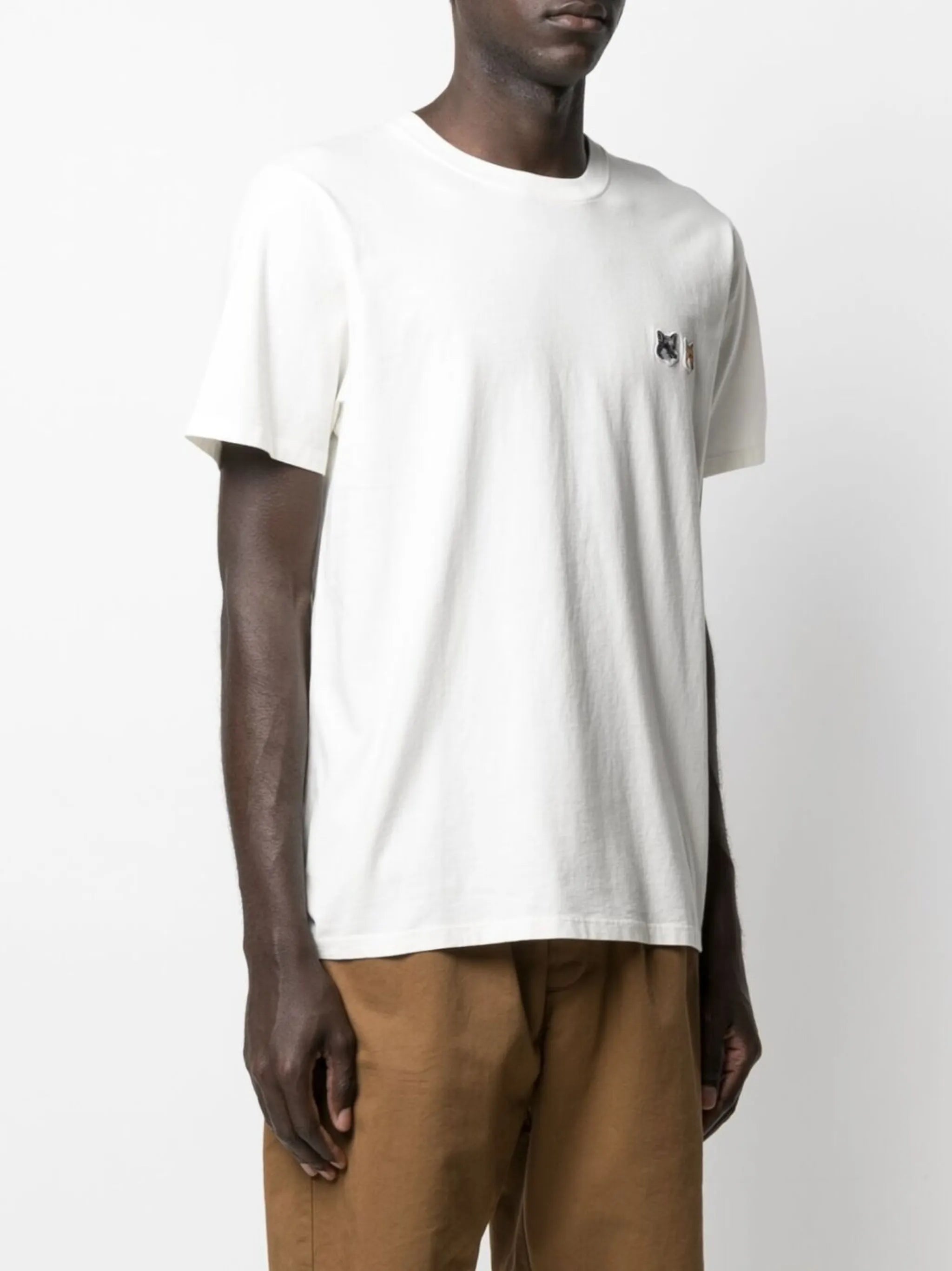 Double Fox Head cotton T-shirt